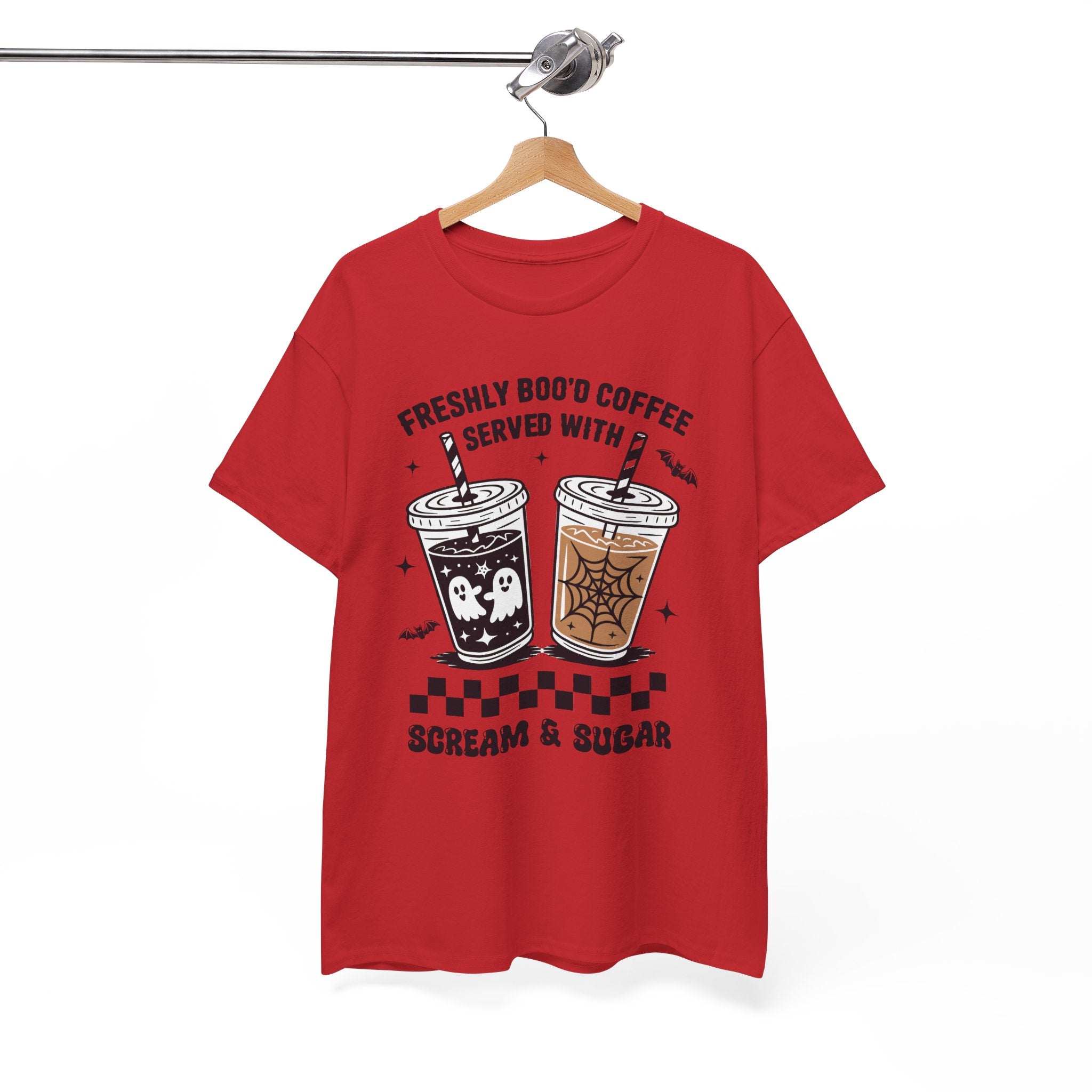 Halloween Iced Coffee Unisex Cotton Tee