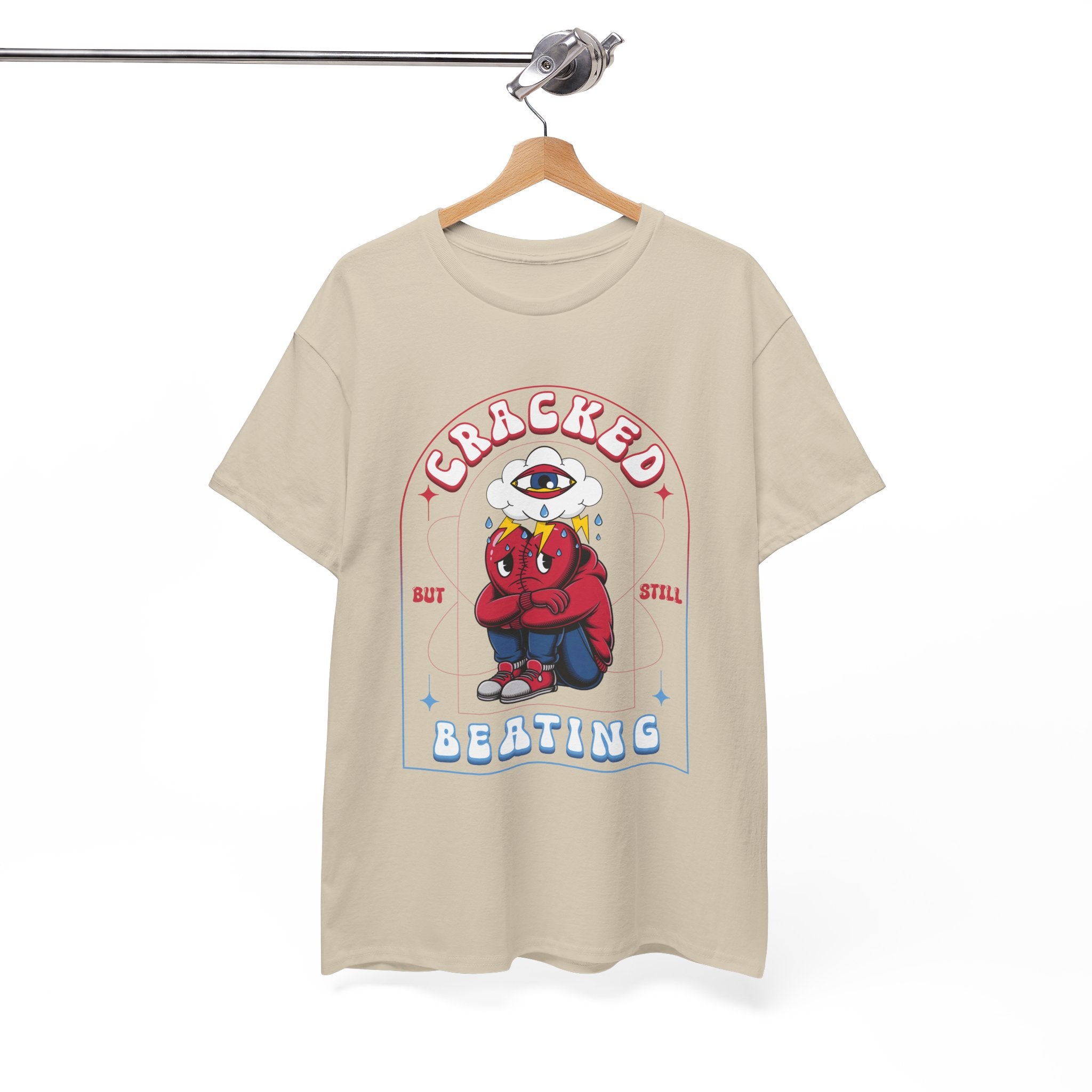 Cracked but still beating Tee