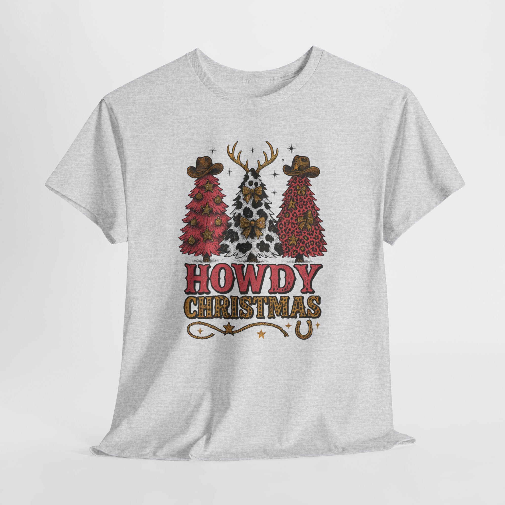 Western Christmas Unisex Cotton Tee