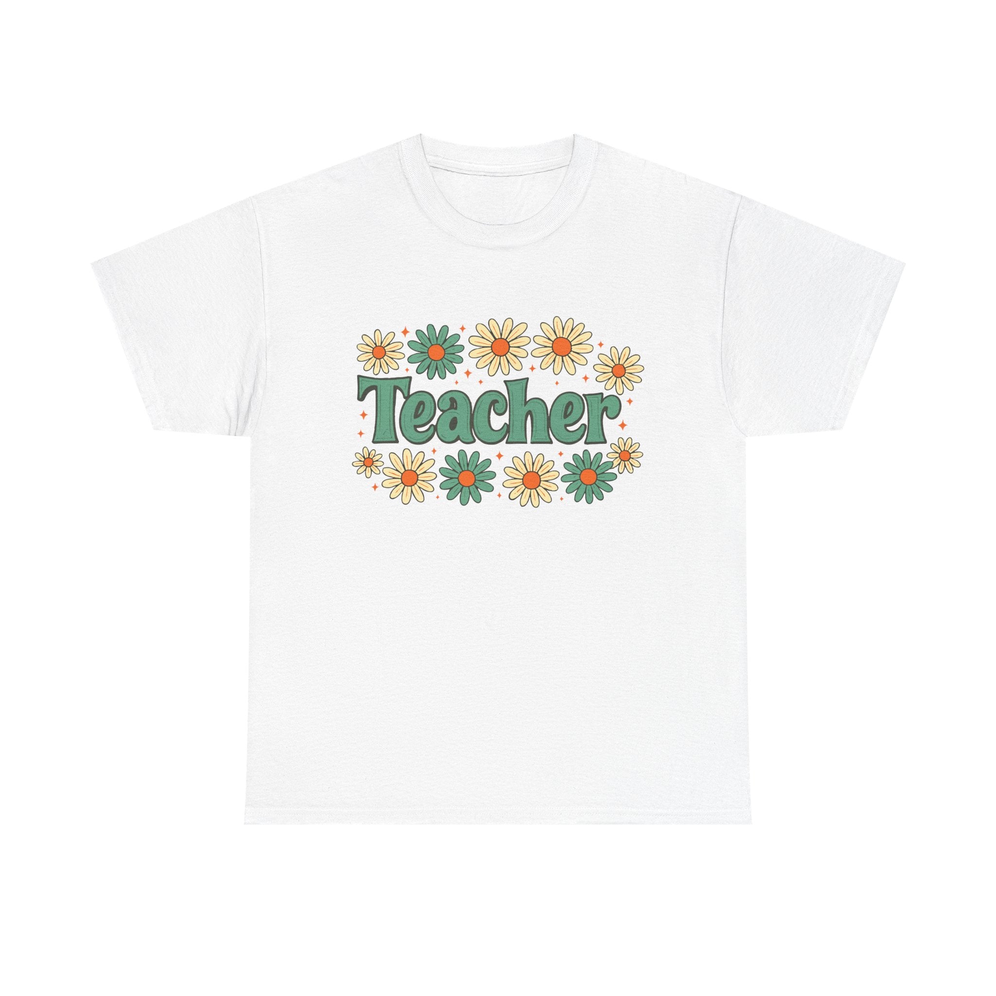 Floral Teacher Tee - Perfect Gift for Educators