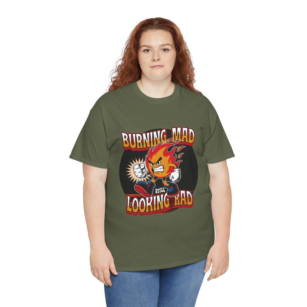 Burning Mad Looking Rad Unisex Tee