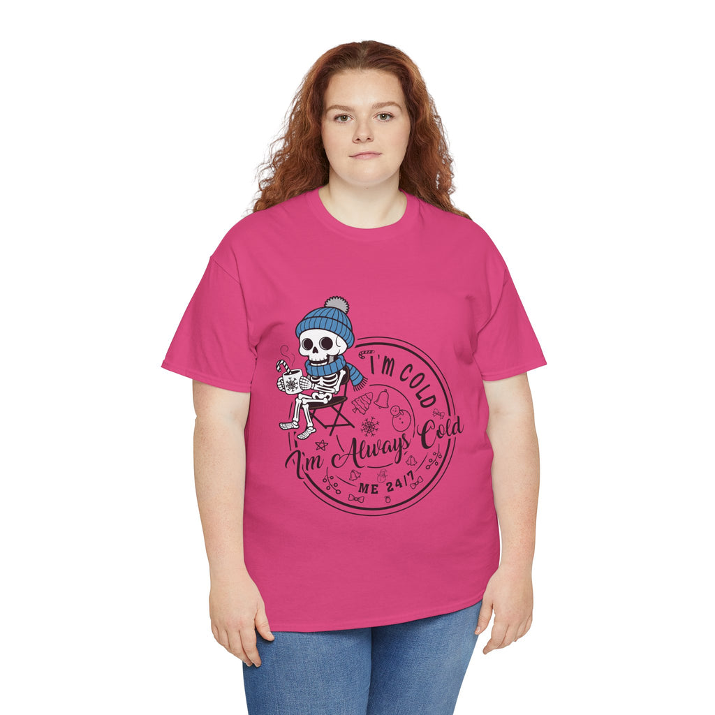Cozy Skeleton Unisex Cotton Tee