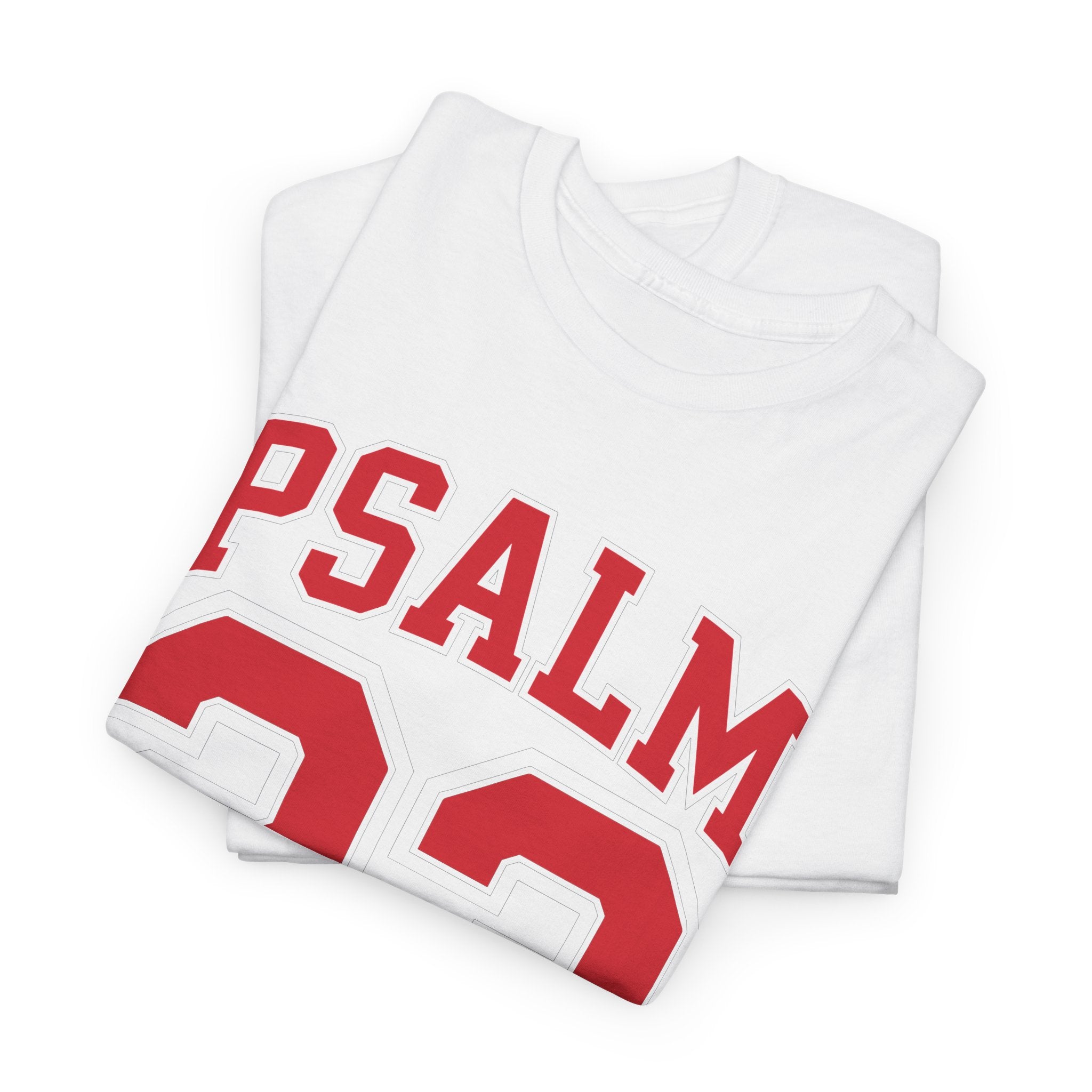 Psalm 23 Varsity T-Shirt — “The Lord Is My Shepherd” Unisex Cotton Tee