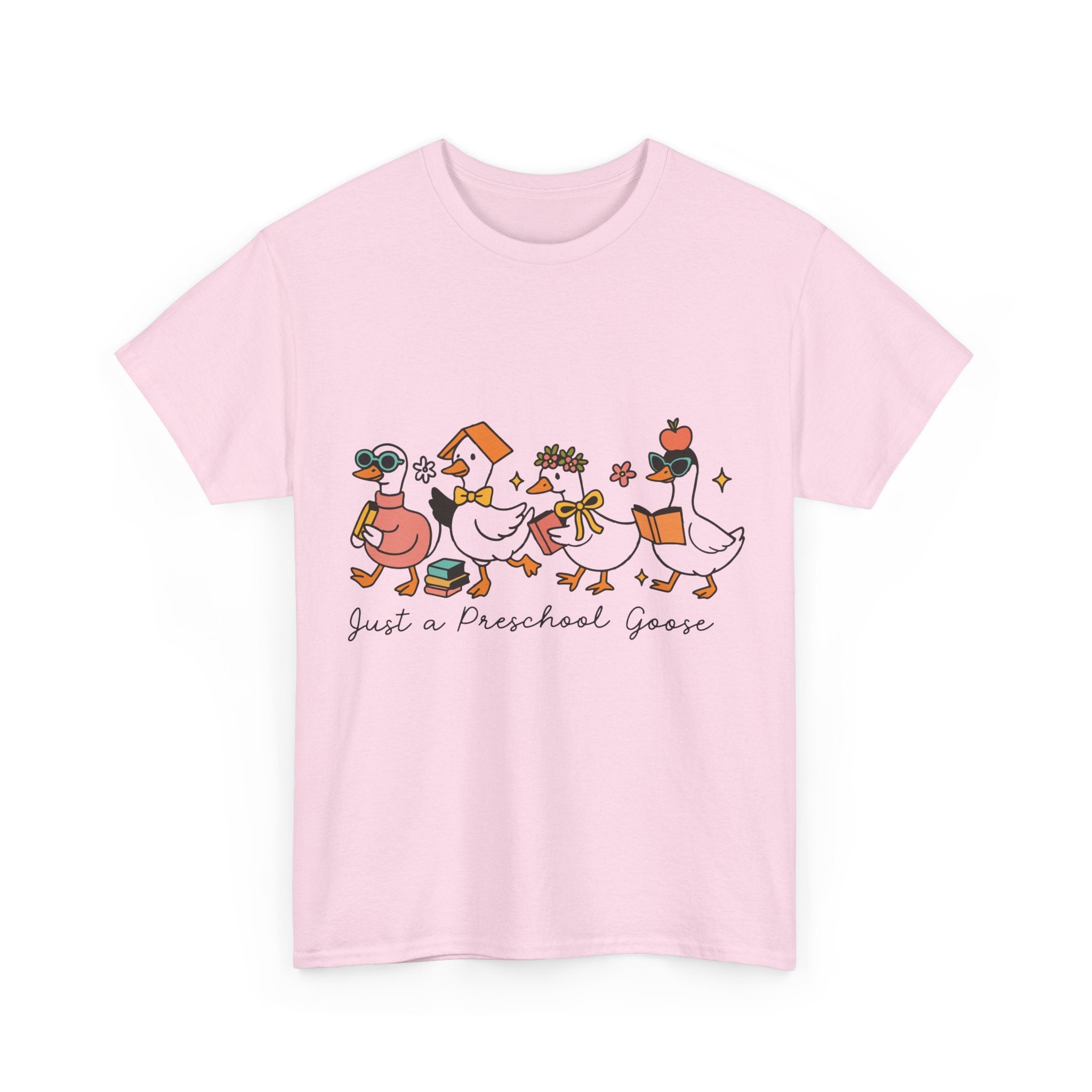 "Just A Preschool Goose" Unisex Cotton Tee