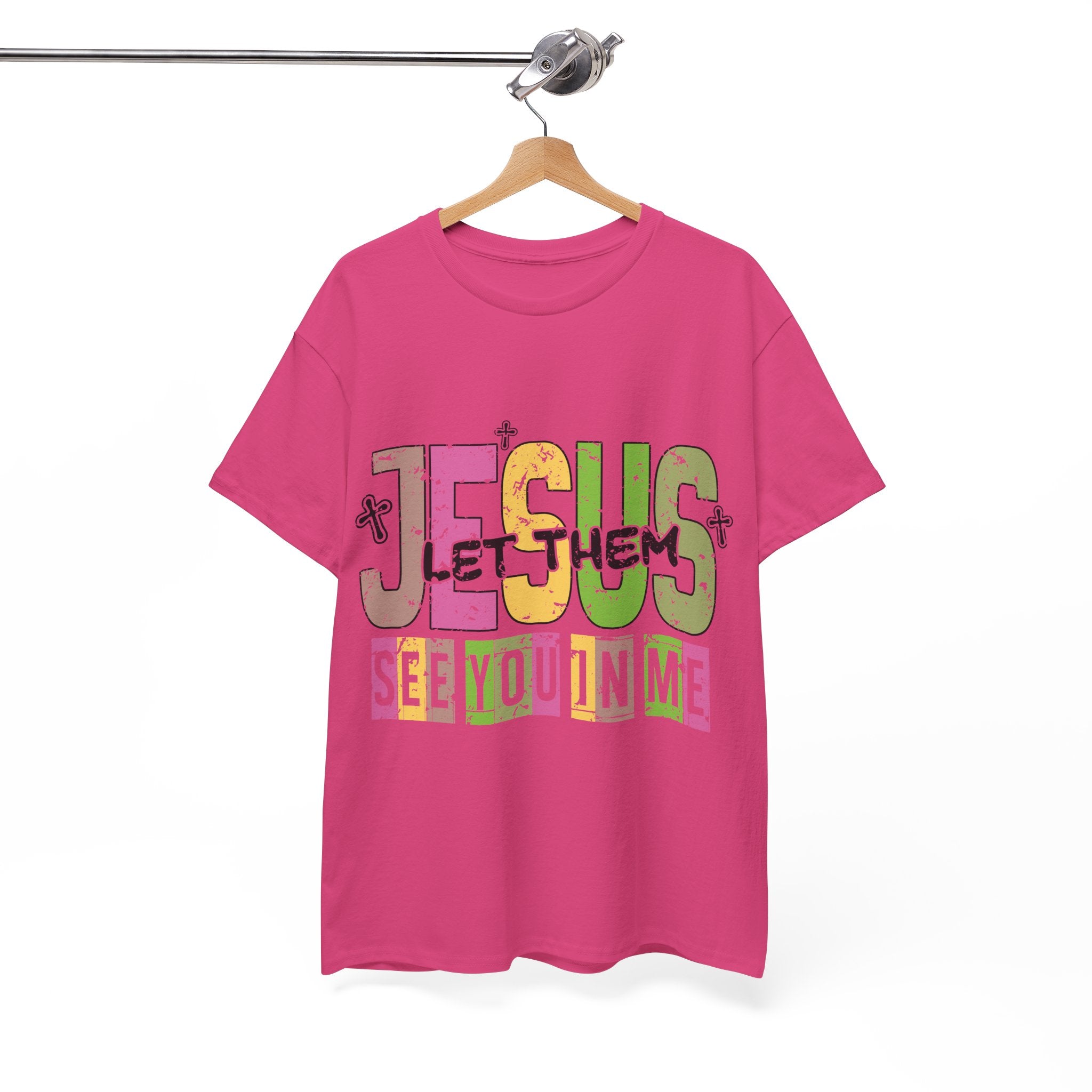 Jesus ‘See You In Me’ Distressed Pastel Unisex Cotton T-Shirt