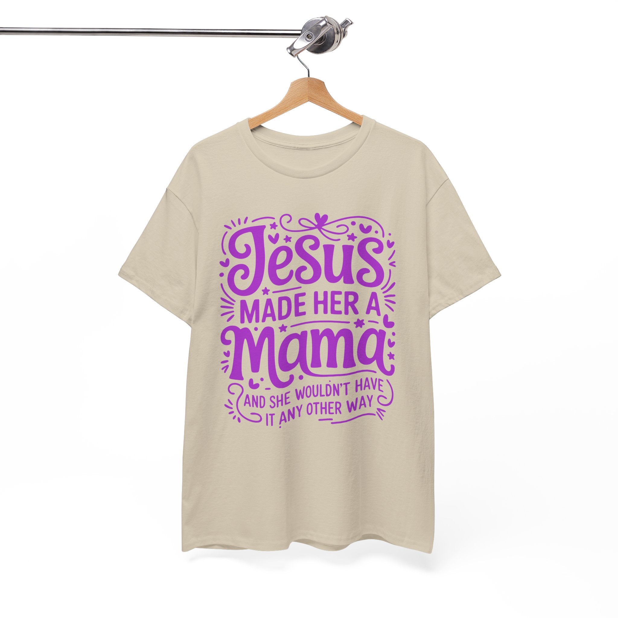 Jesus Made Her a Mama — Christian MamaUnisex Cotton T-Shirt