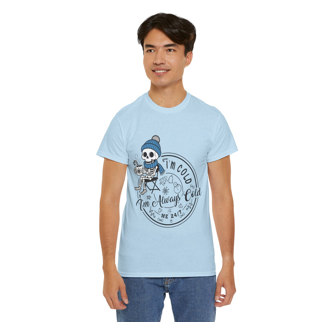 Cozy Skeleton Unisex Cotton Tee