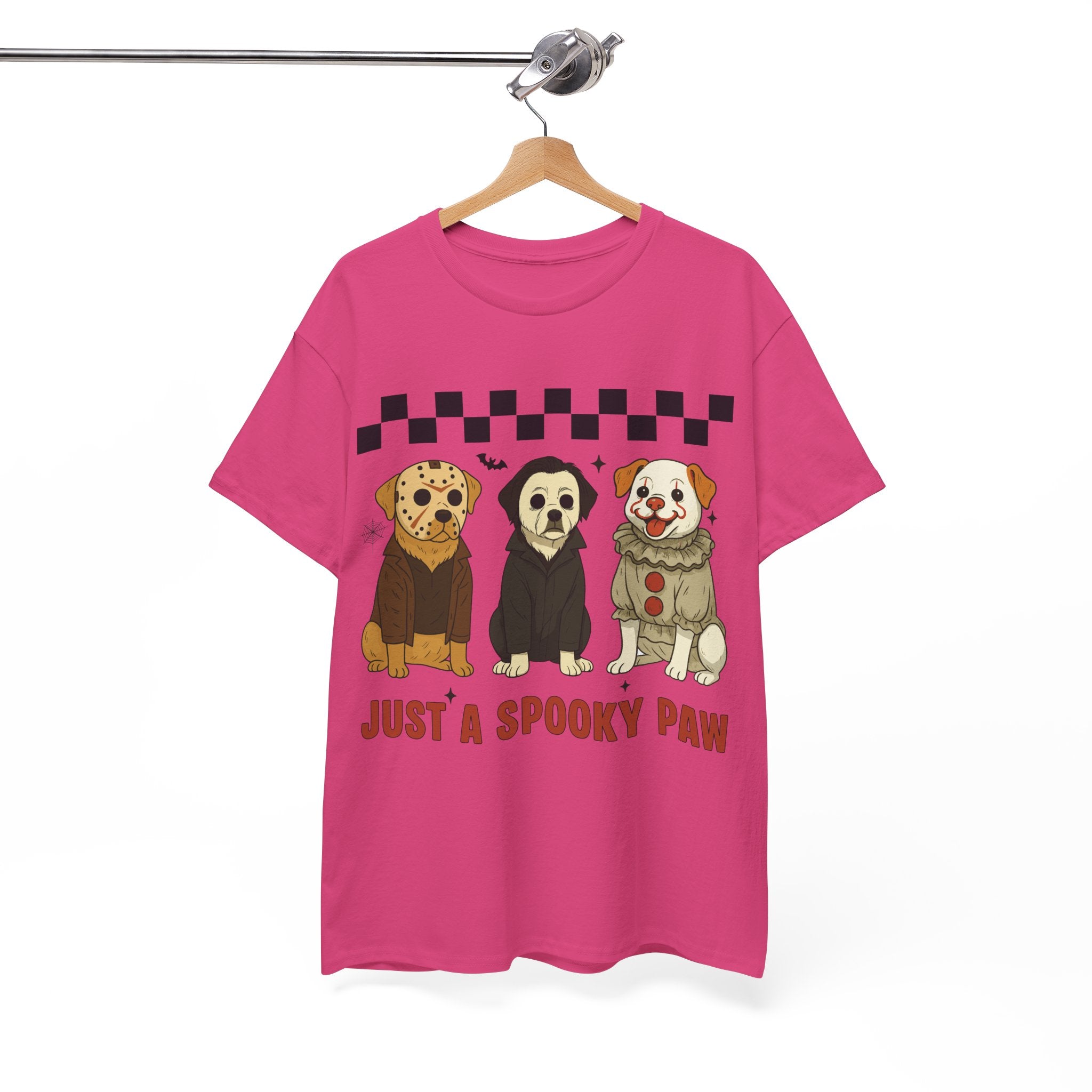 Halloween "Just A Spooky Paw" Unisex Cotton Tee