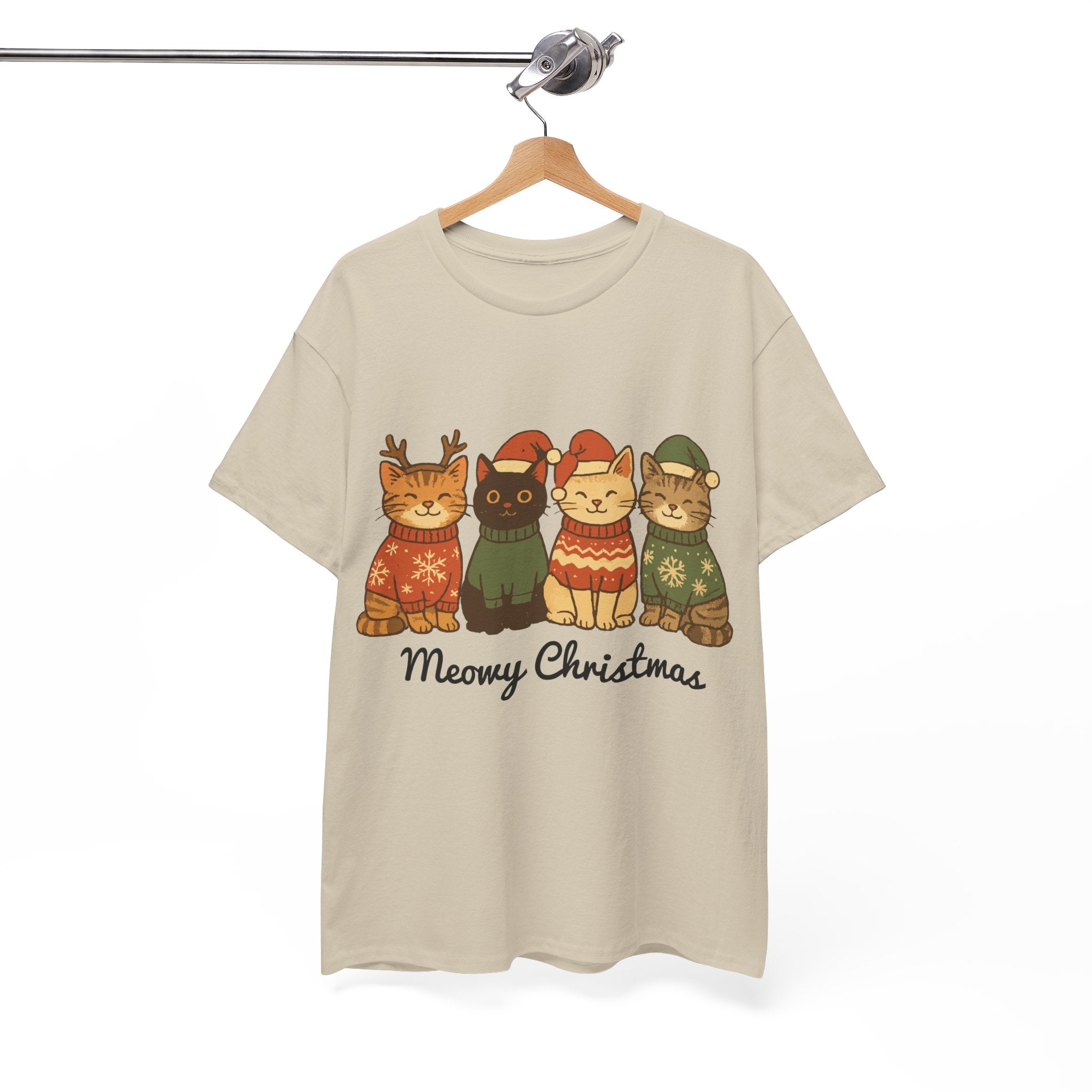 Christmas Cats Unisex Cotton Tee