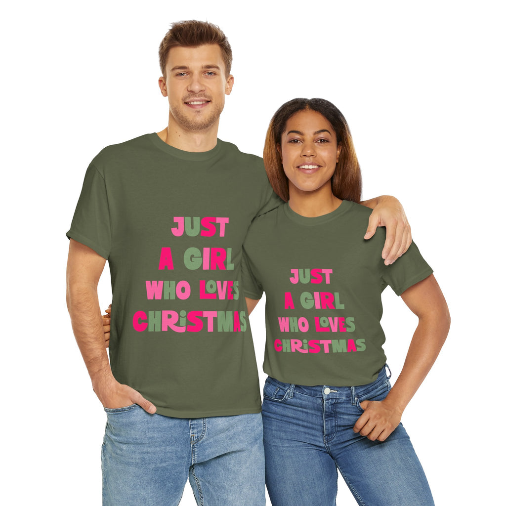 Christmas Text Unisex Cotton Tee