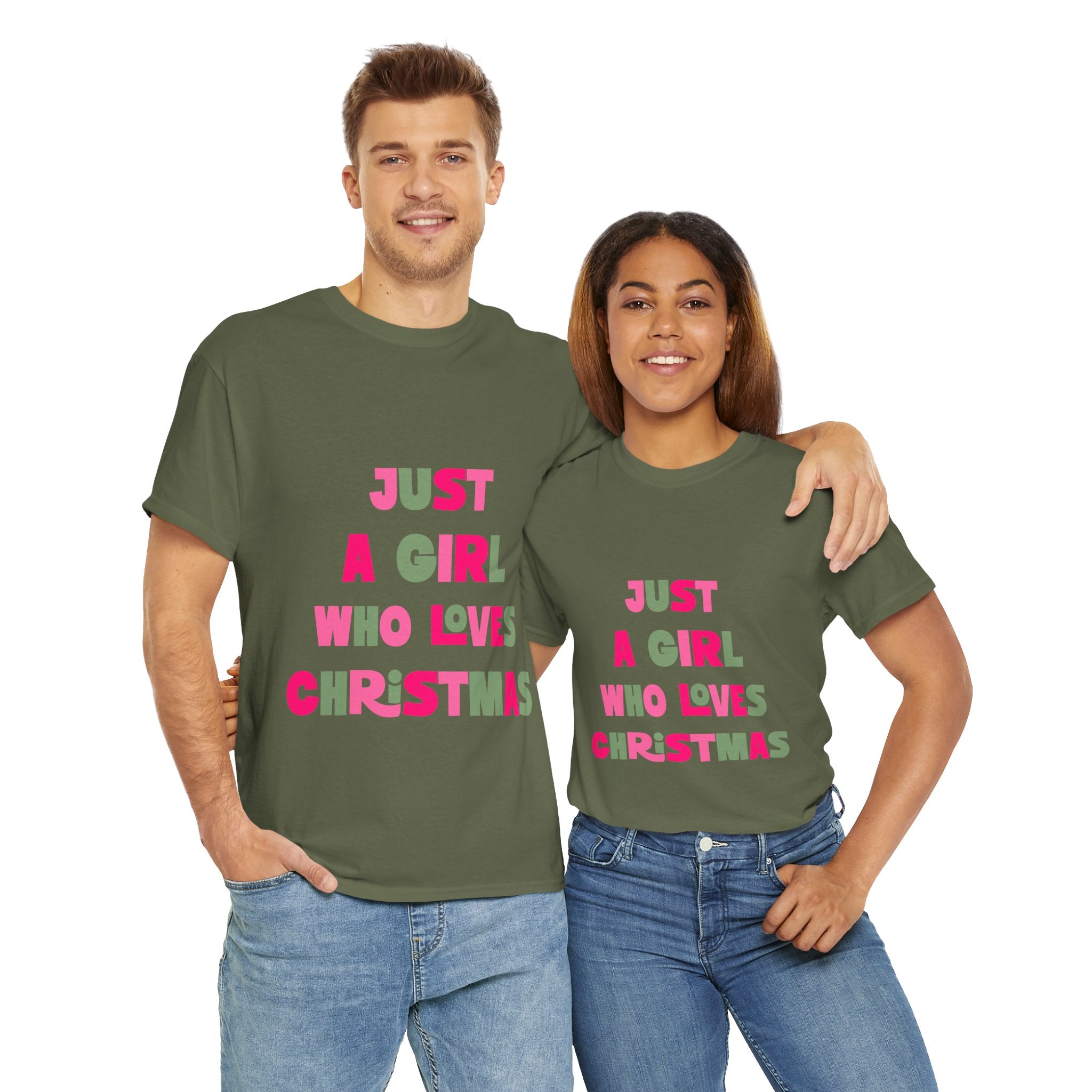 Christmas Text Unisex Cotton Tee