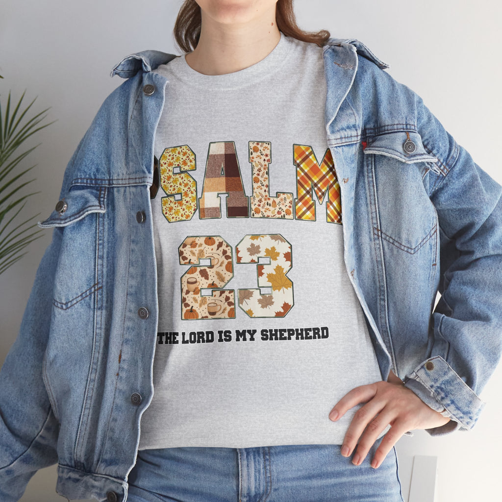 Psalm 23 Patchwork Unisex Cotton Tee