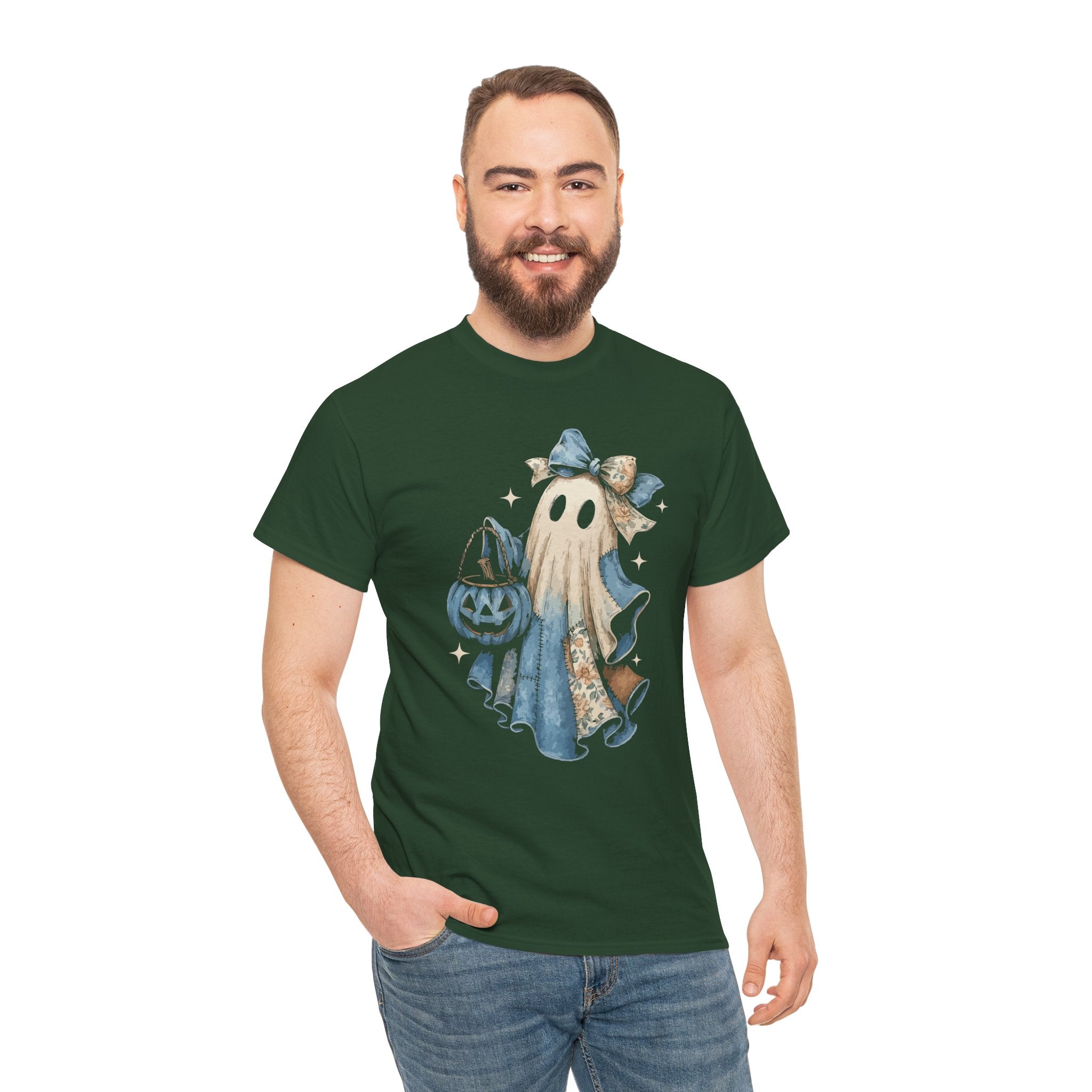 Ghost Halloween Unisex Cotton Tee