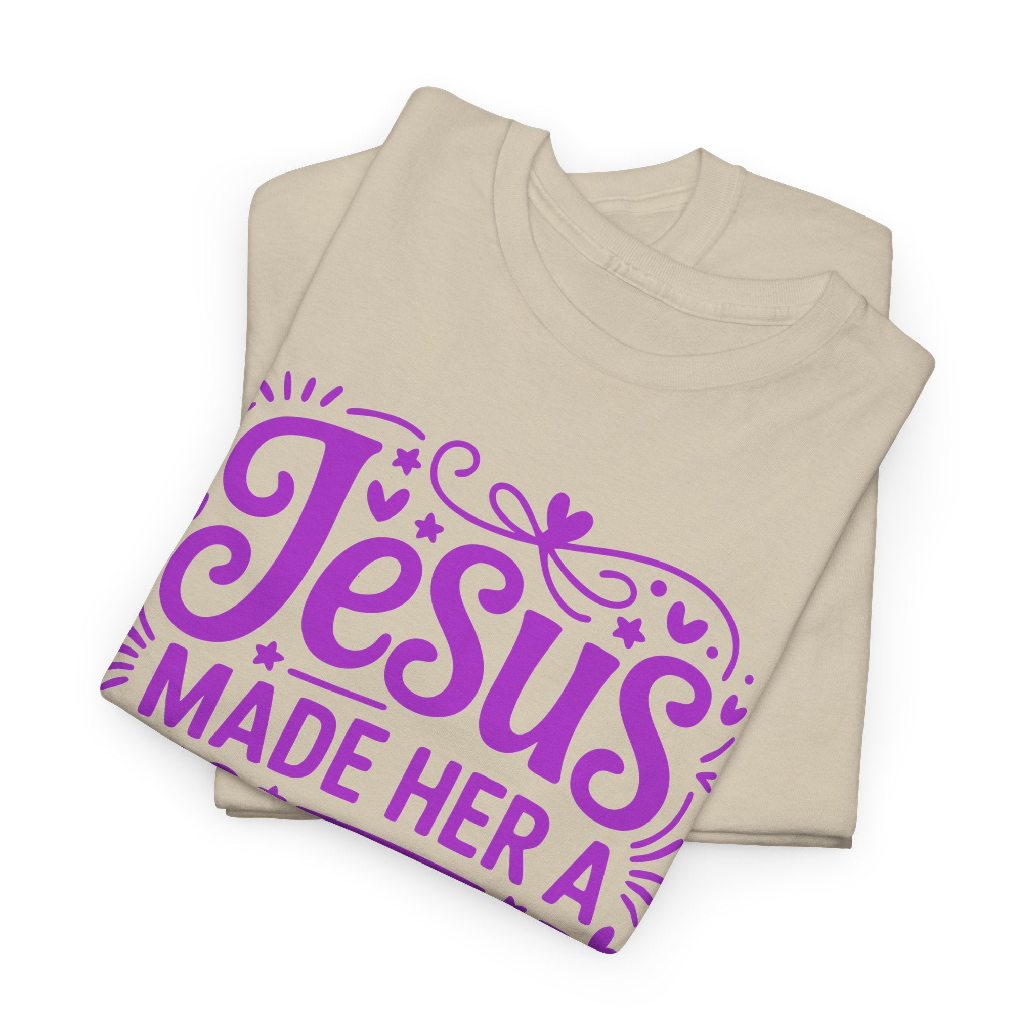 Jesus Made Her a Mama — Christian MamaUnisex Cotton T-Shirt