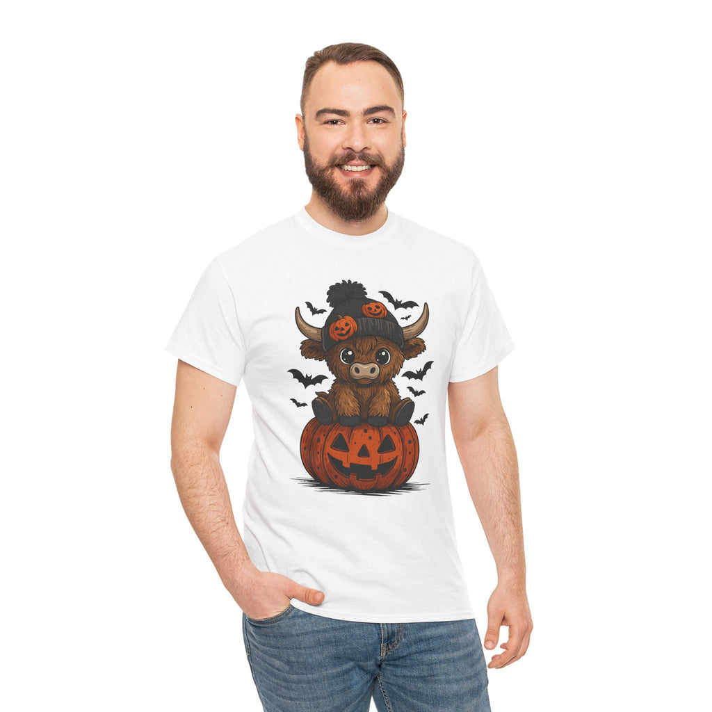 Halloween Cow Unisex Cotton Tshirt