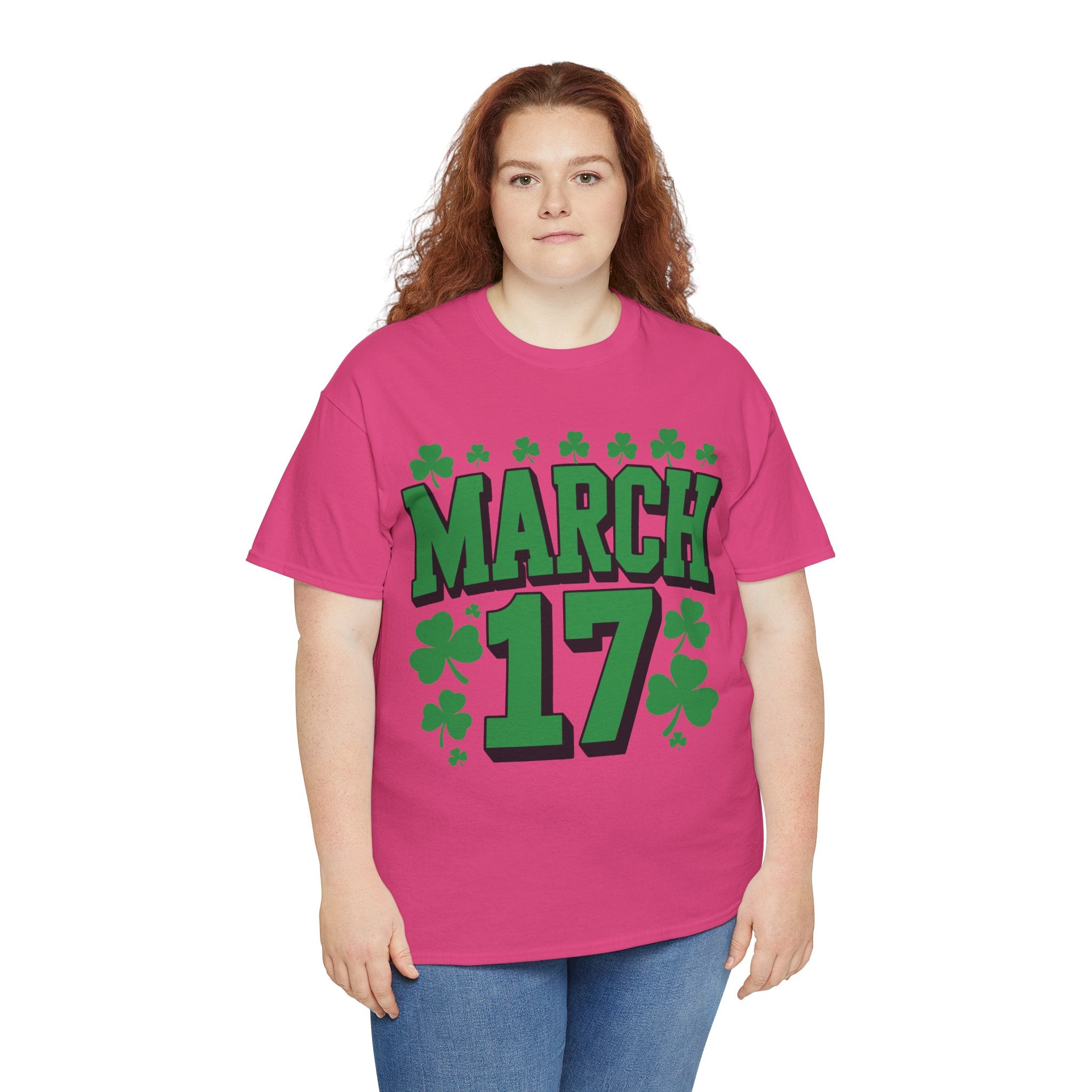 St. Patrick’s Day March 17 Shamrock Unisex Cotton T‑Shirt