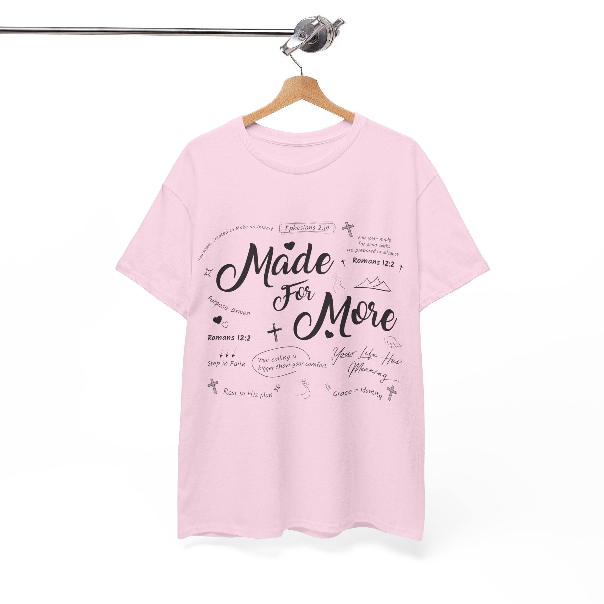 Made For More Faith T-Shirt — Inspirational Bible Verse Unisex Cotton Tee