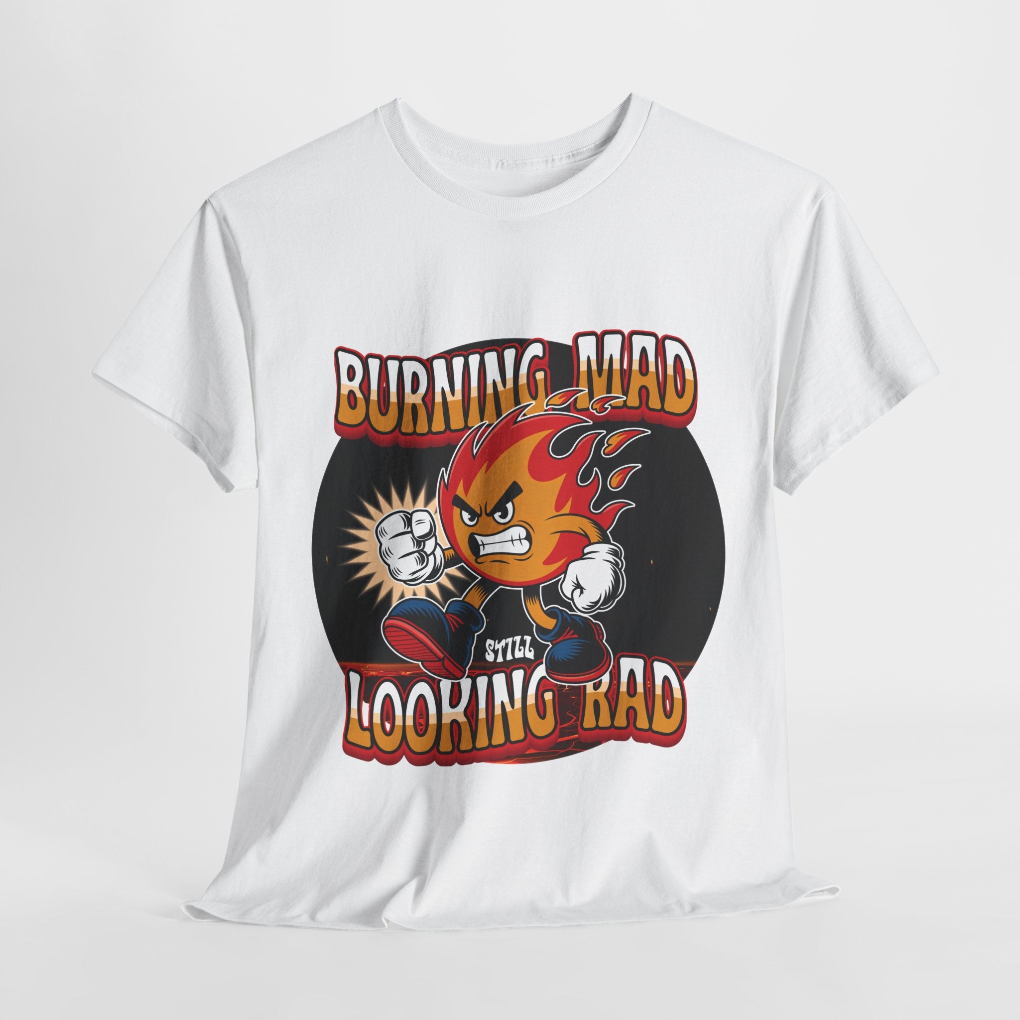 Burning Mad Looking Rad Unisex Tee
