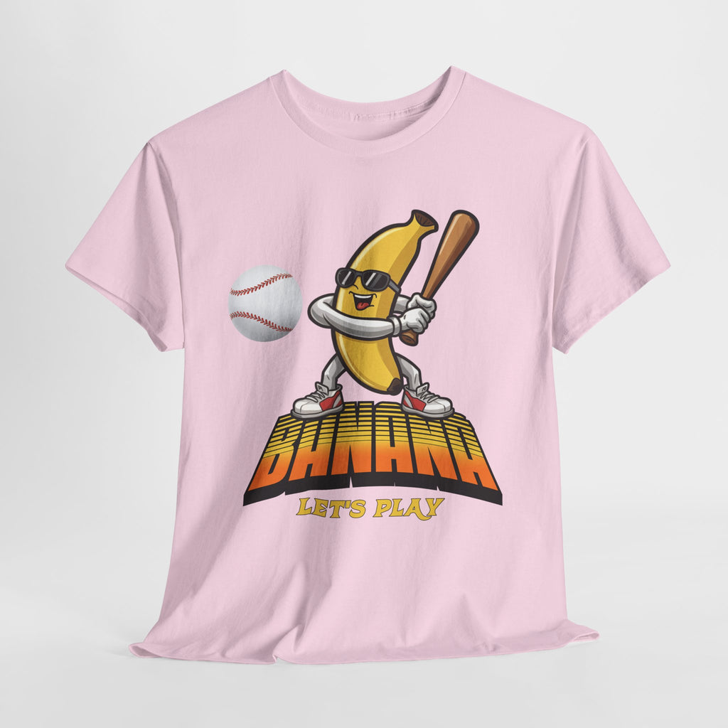 Banana Playing Baseball Tee