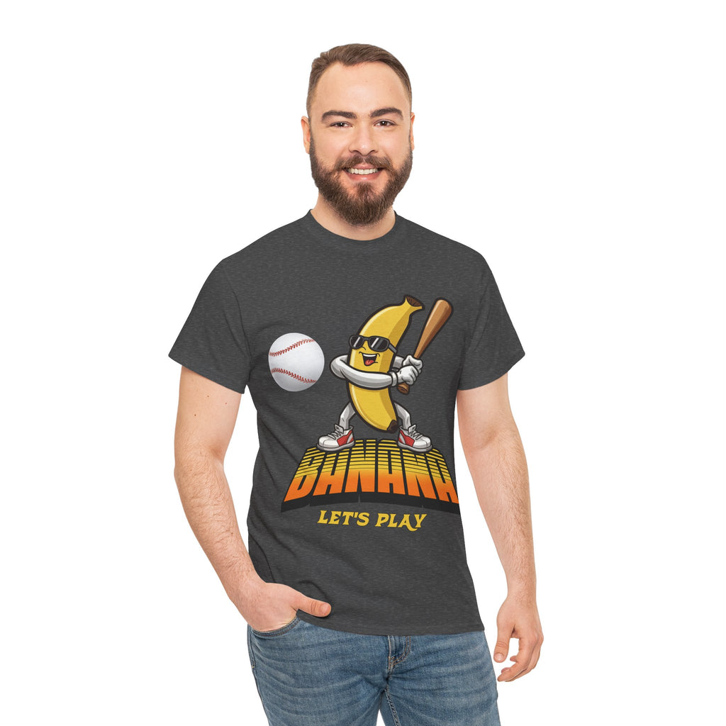 Banana Playing Baseball Tee
