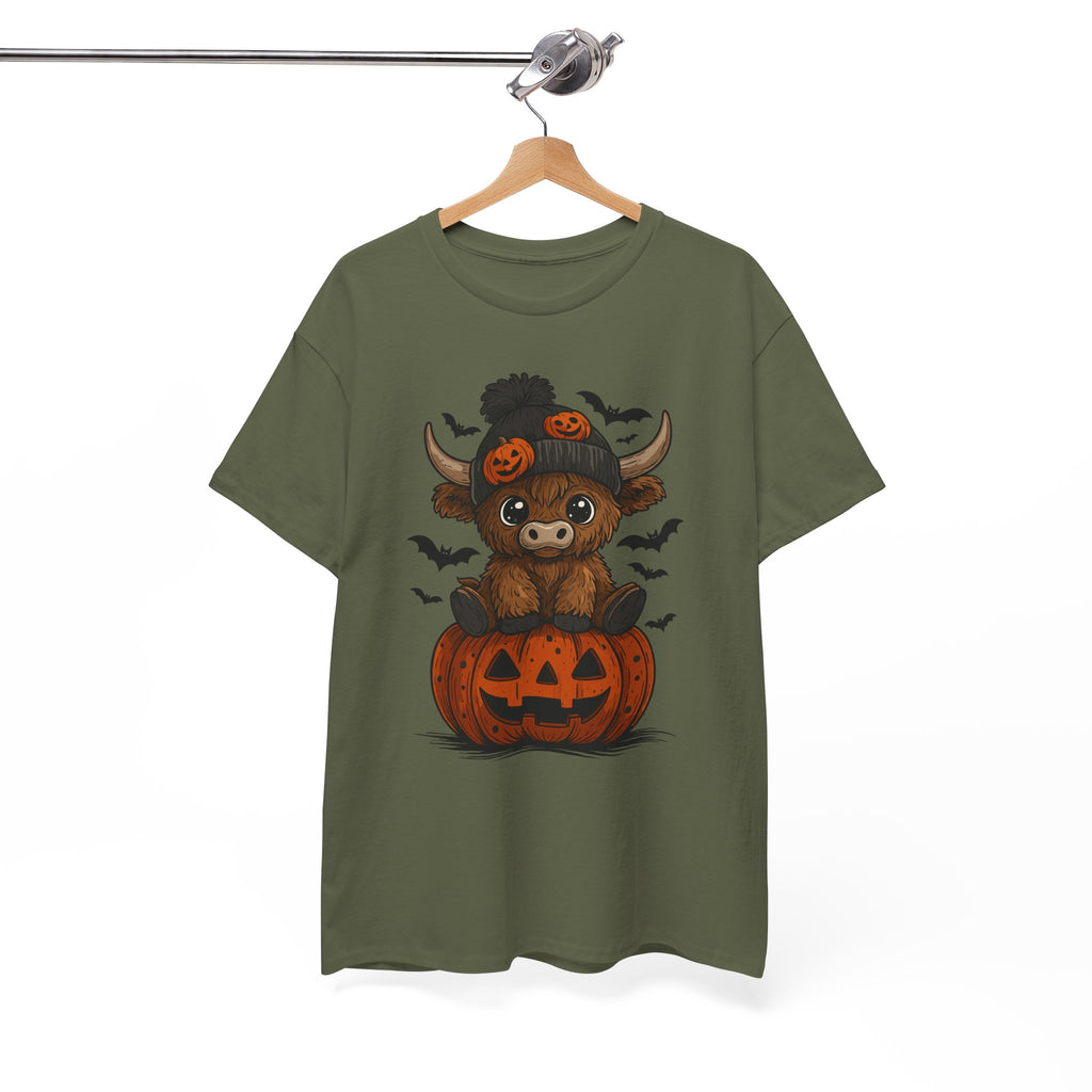 Halloween Cow Unisex Cotton Tshirt