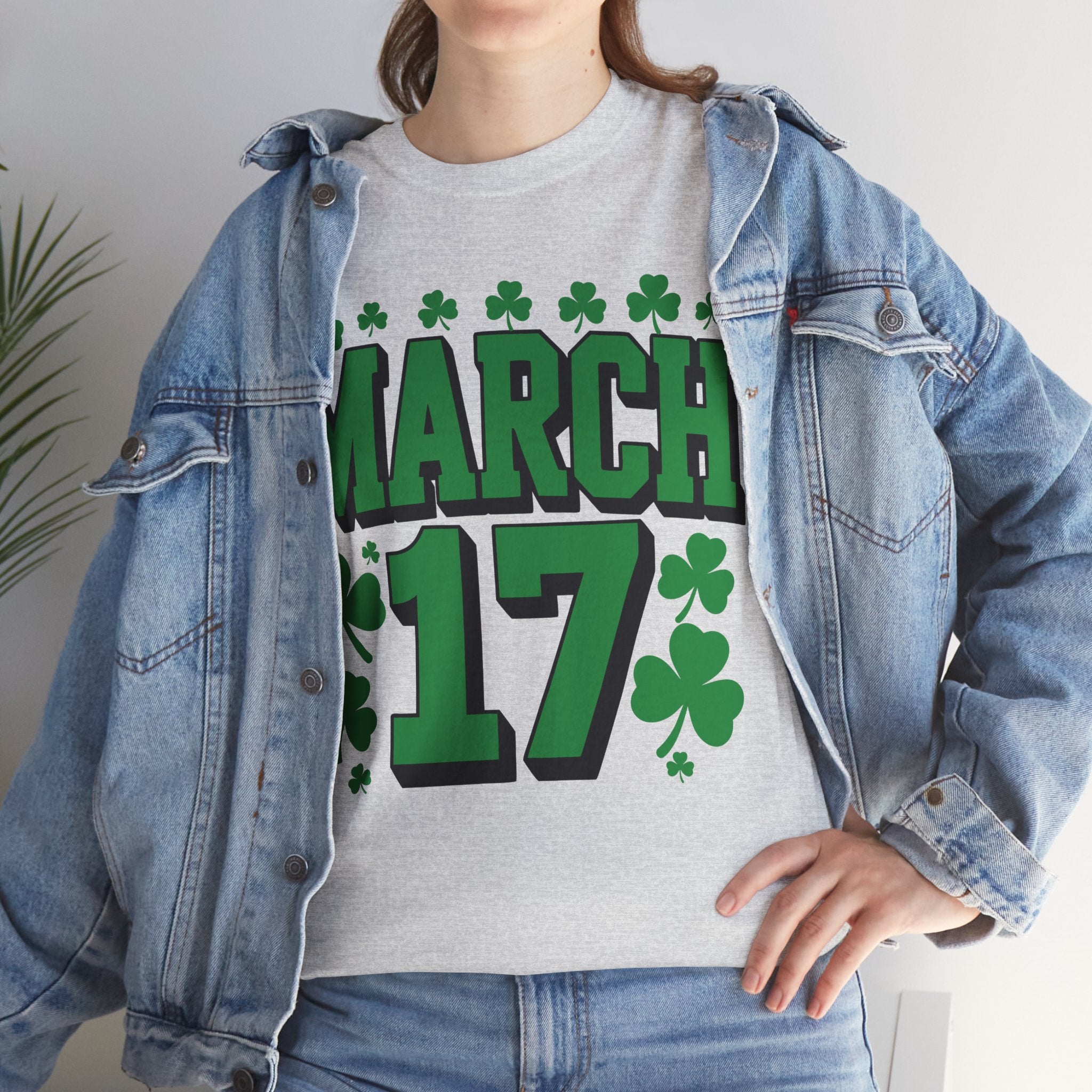 St. Patrick’s Day March 17 Shamrock Unisex Cotton T‑Shirt