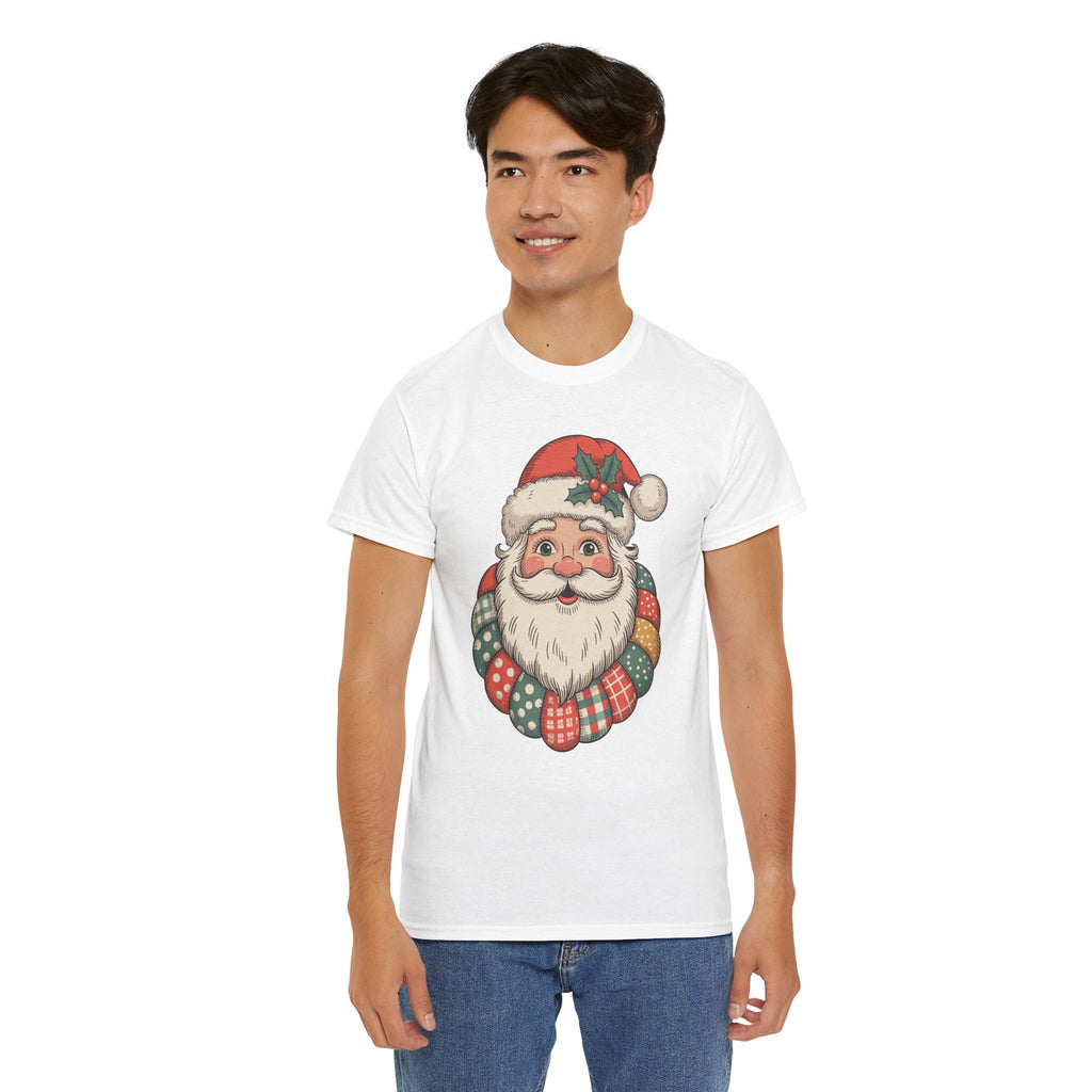Vintage Santa Unisex Cotton Tee