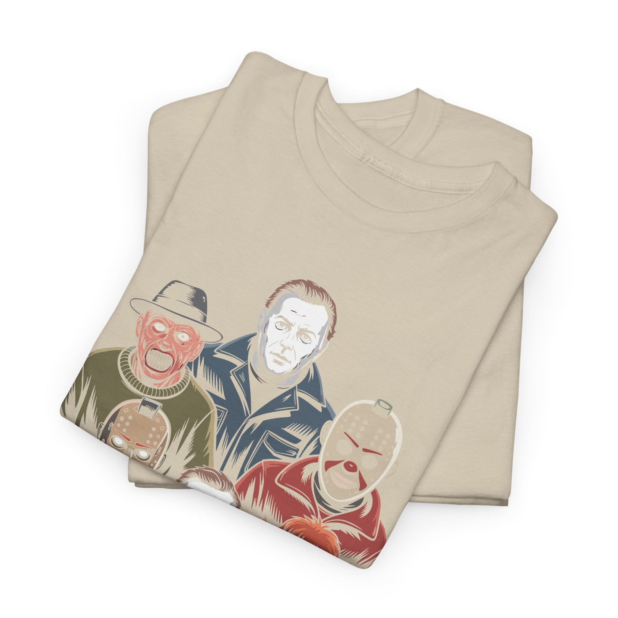 Horror Icons Unisex Cotton Tee