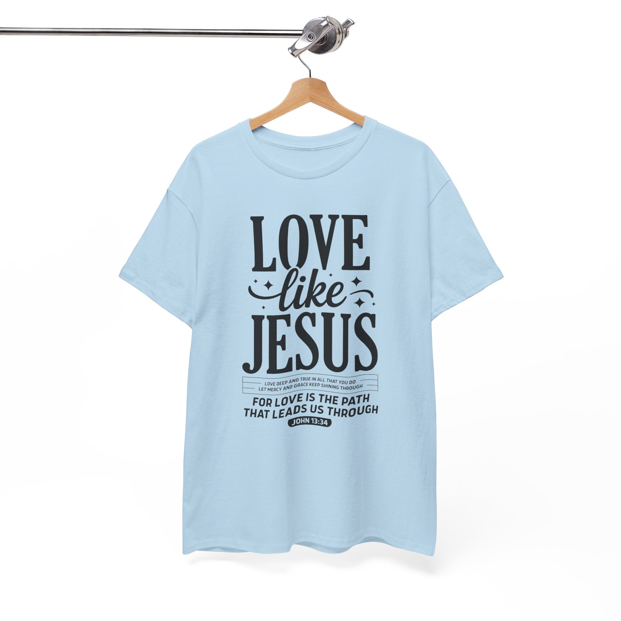 Love Like Jesus Tee — John 13:34 Faith-Inspired Christian Unisex Cotton T-Shirt