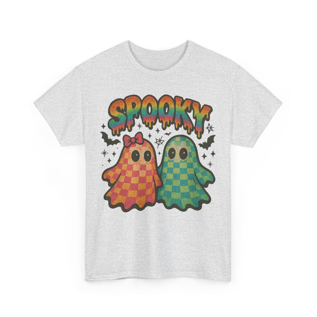 Spooky Pastel Ghosts Unisex Cotton Tee