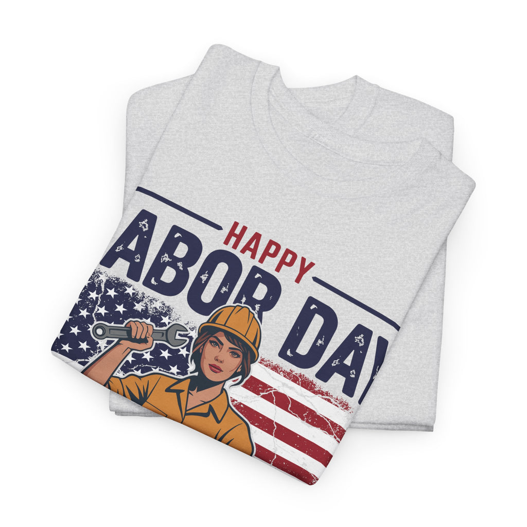 Happy US Labour Day T-Shirt - Unisex Heavy Cotton Tee