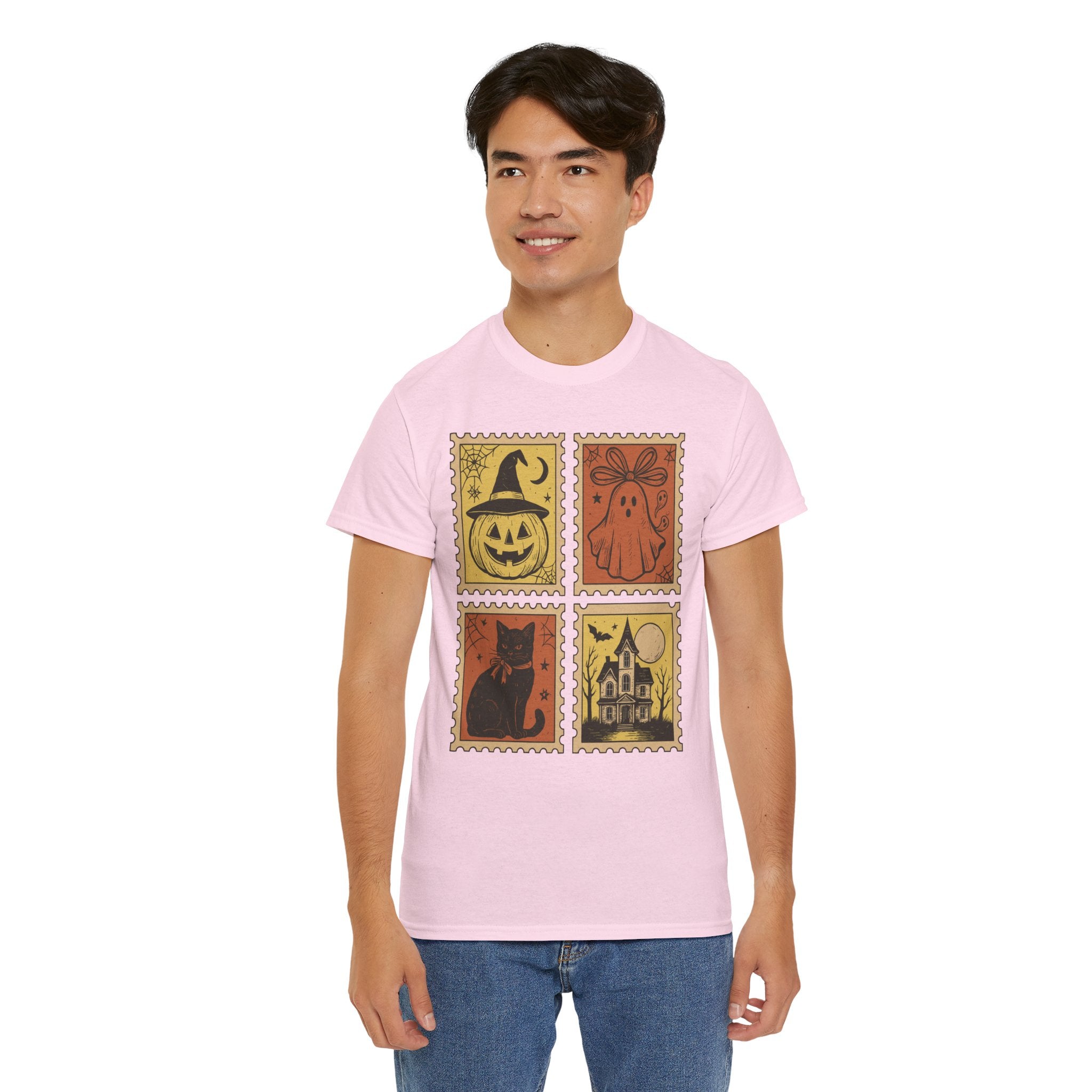 Halloween Stamp Collection Unisex Cotton Tee