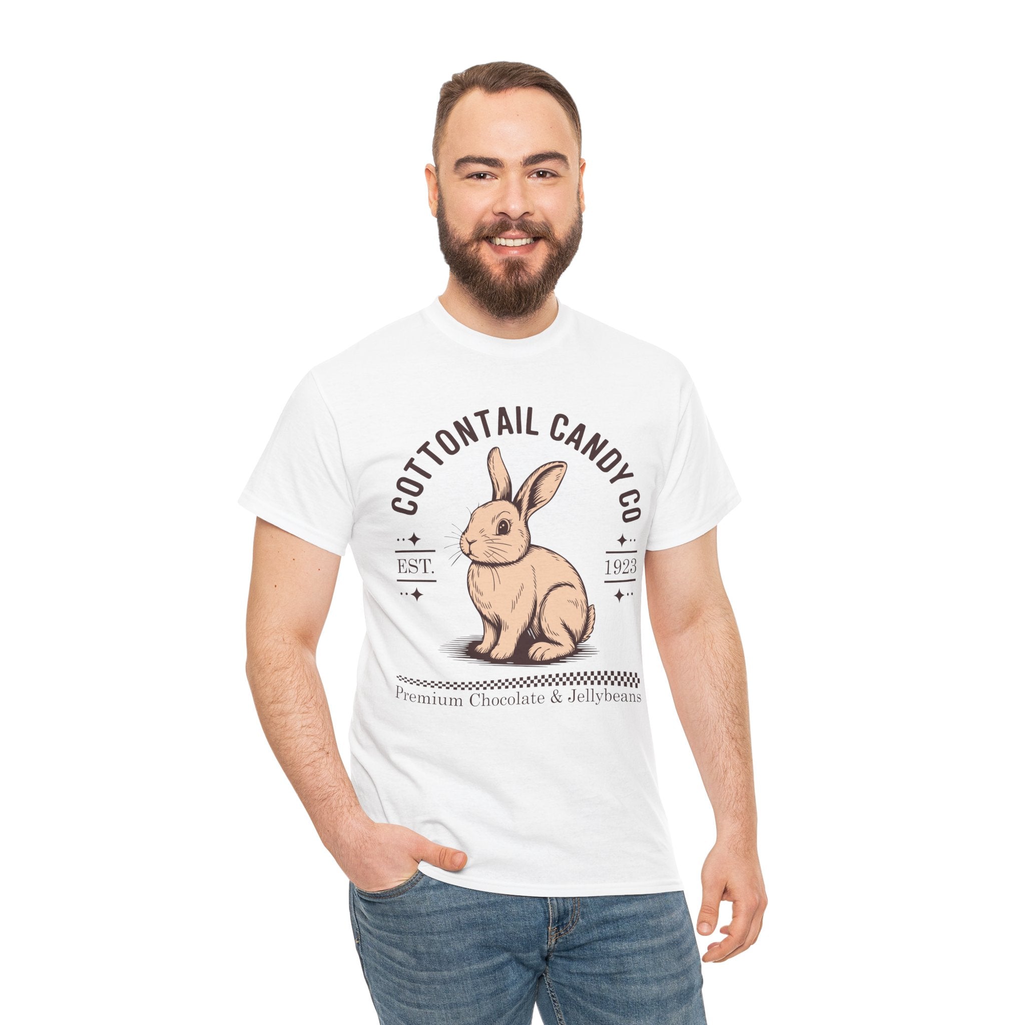 Cottontail Candy Co. Vintage Bunny Unisex Cotton Tee