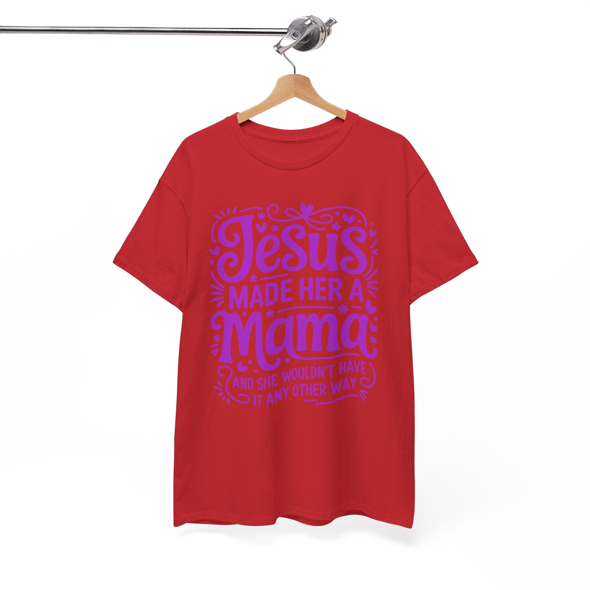 Jesus Made Her a Mama — Christian MamaUnisex Cotton T-Shirt