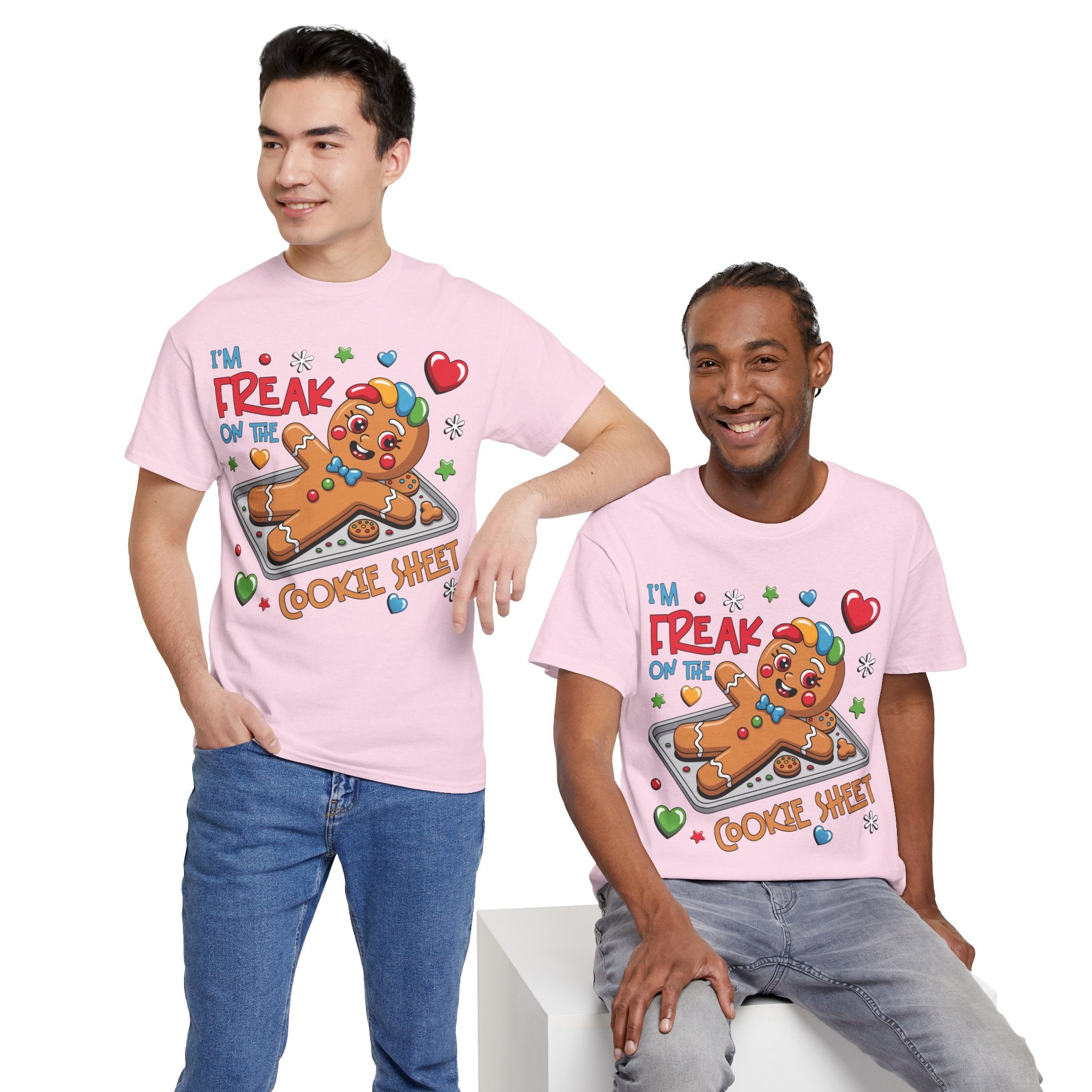 Gingerbread ‘I’m Freak on the Cookie Sheet’ Unisex Cotton Tee