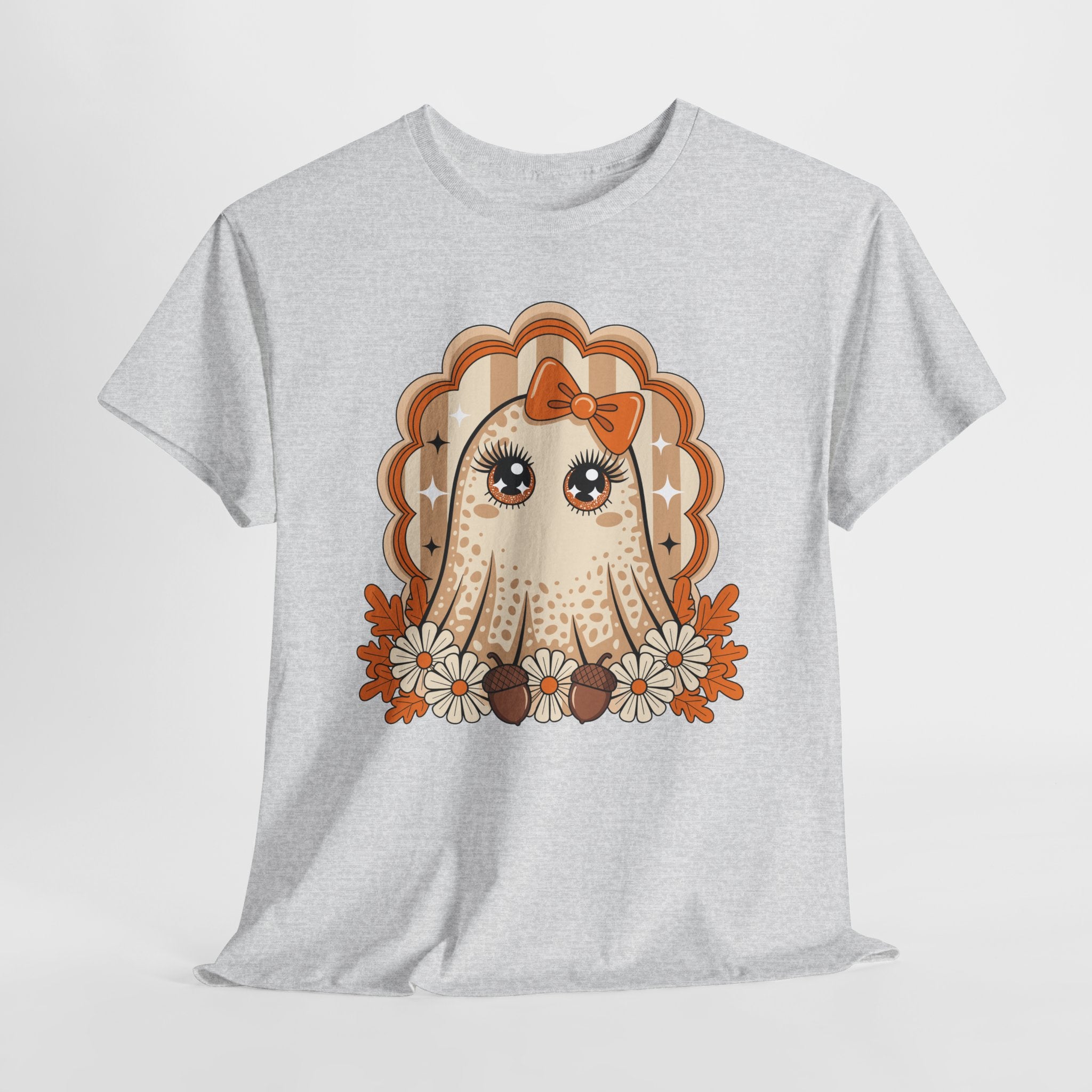 Ghost and Daisies Unisex Cotten Tee