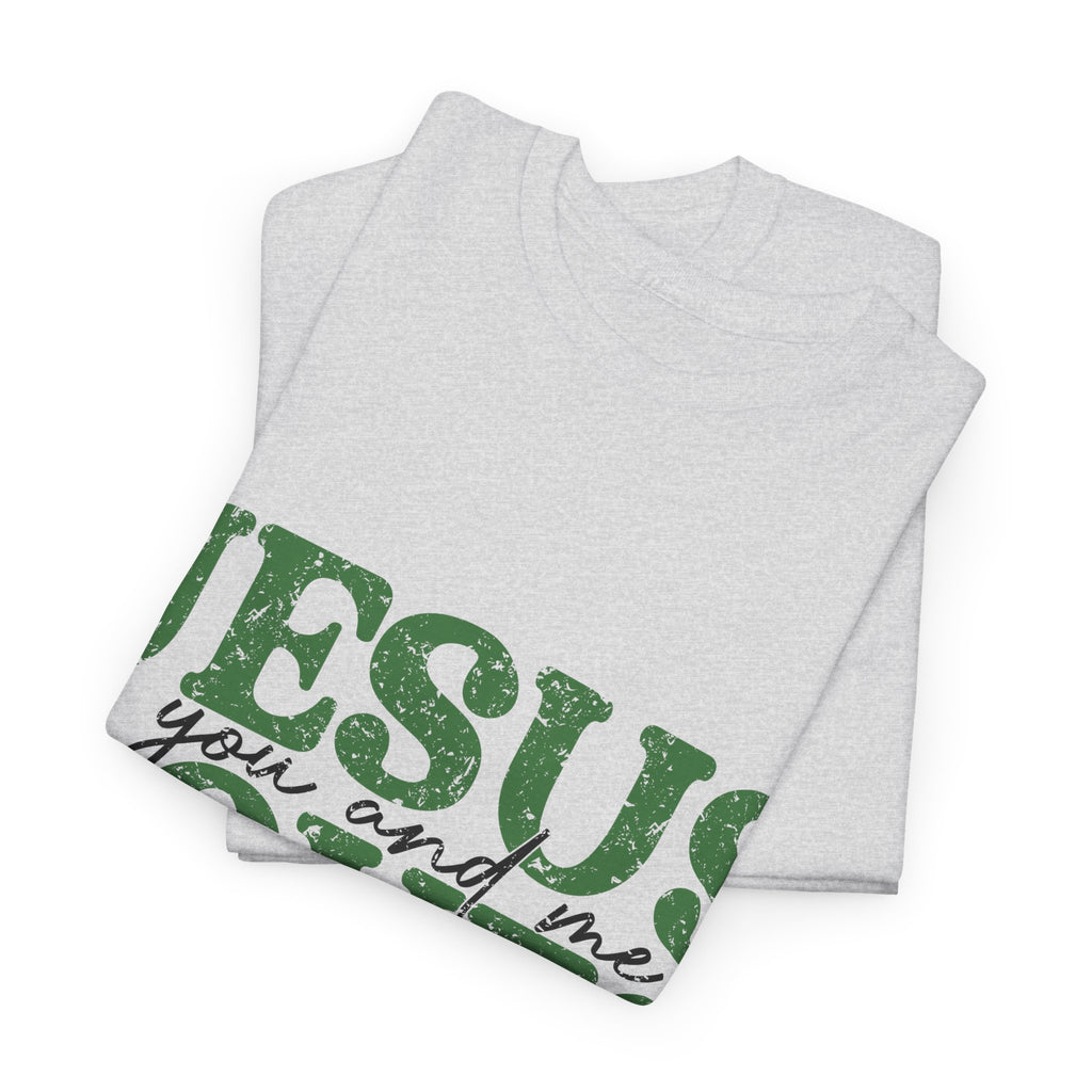 Jesus Loves Vintage Tee — Green Retro Christian Unisex Cotton T-Shirt