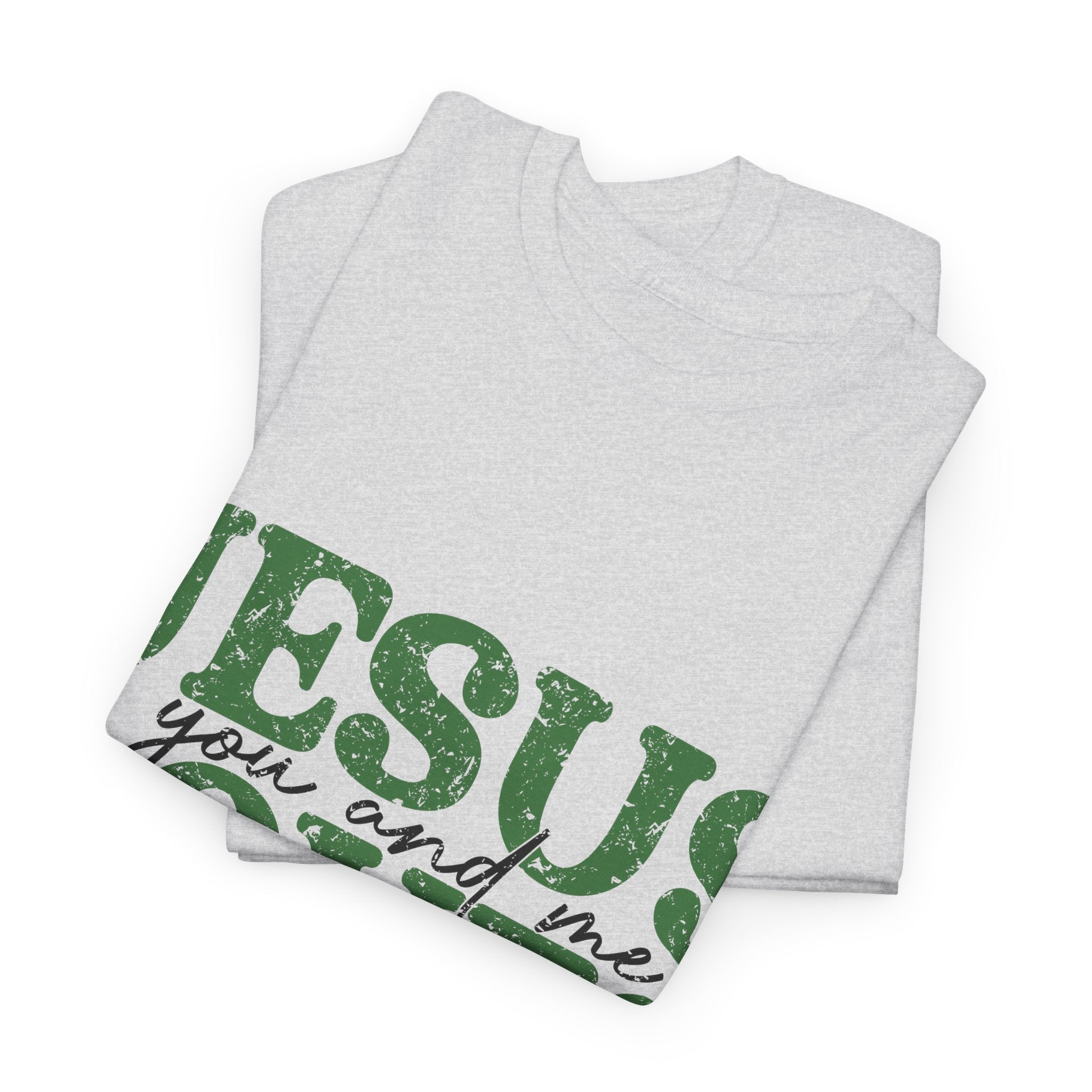 Jesus Loves Vintage Tee — Green Retro Christian Unisex Cotton T-Shirt