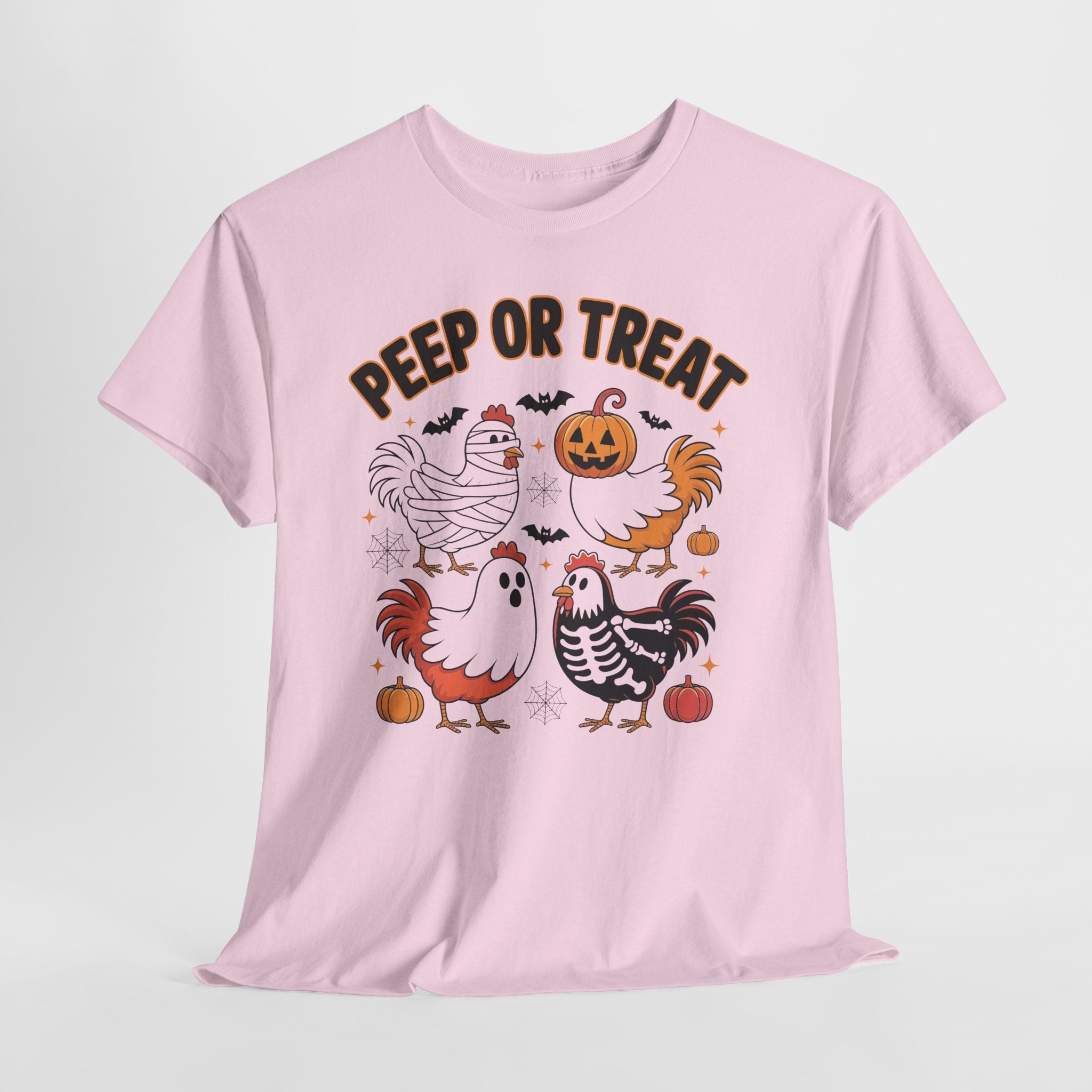 Peep or Treat Halloween Unisex Cotton Tee
