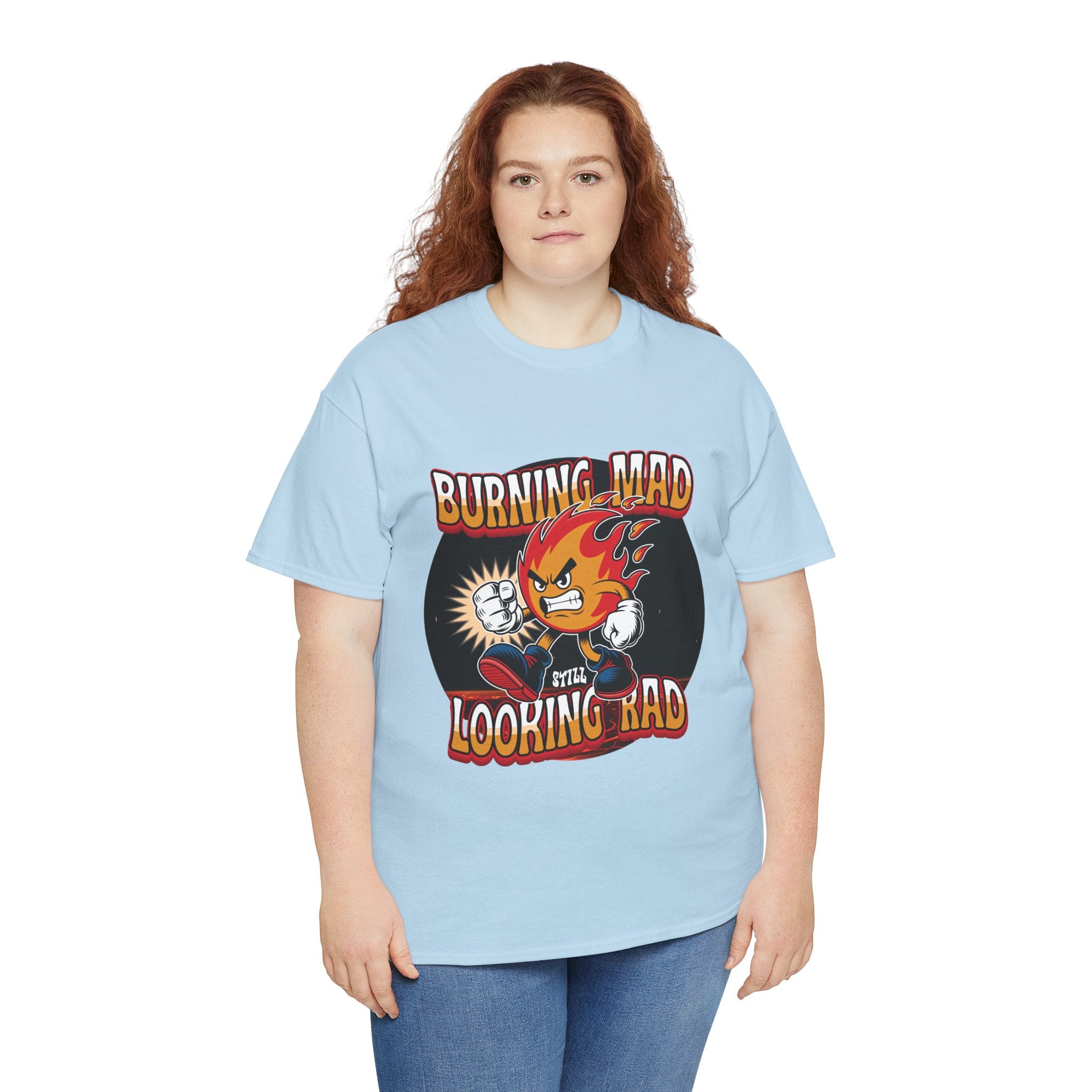 Burning Mad Looking Rad Unisex Tee