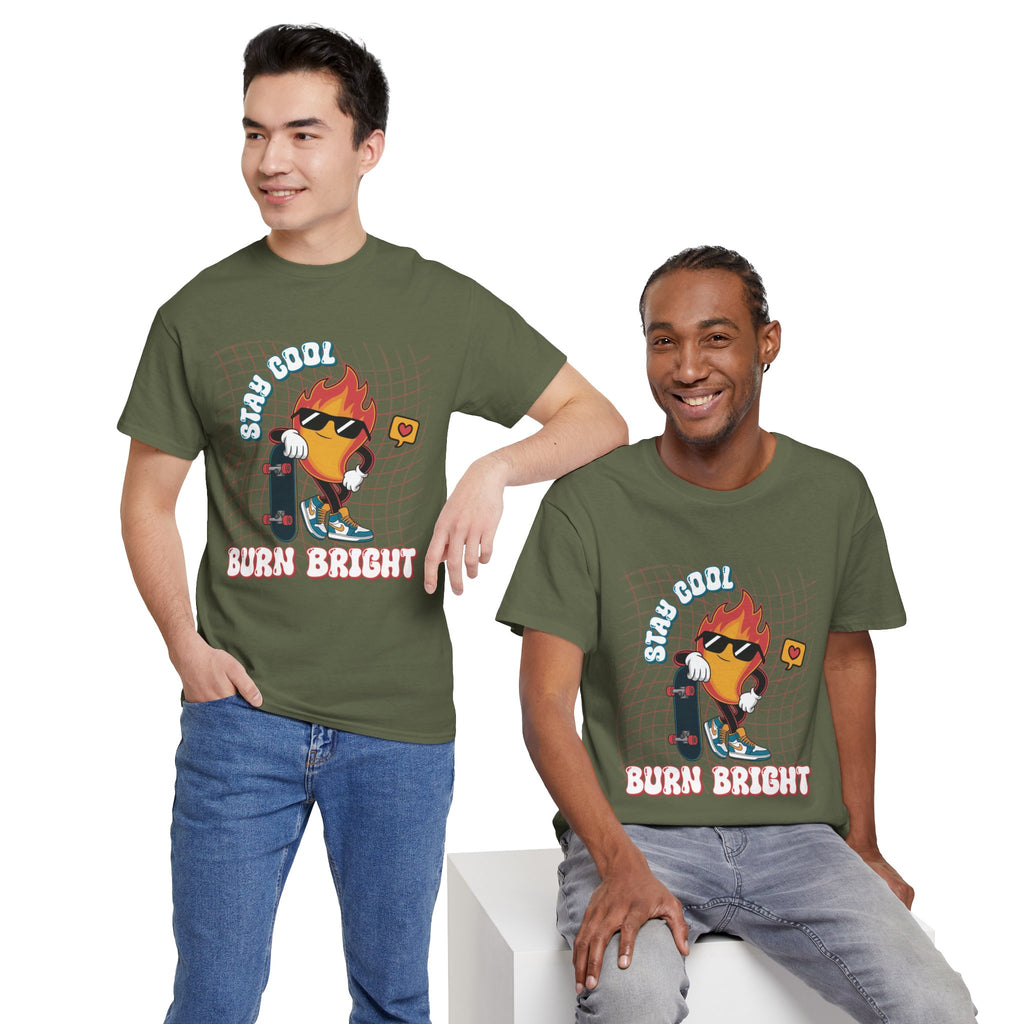 Stay Cool Burn Bright Unisex Tee