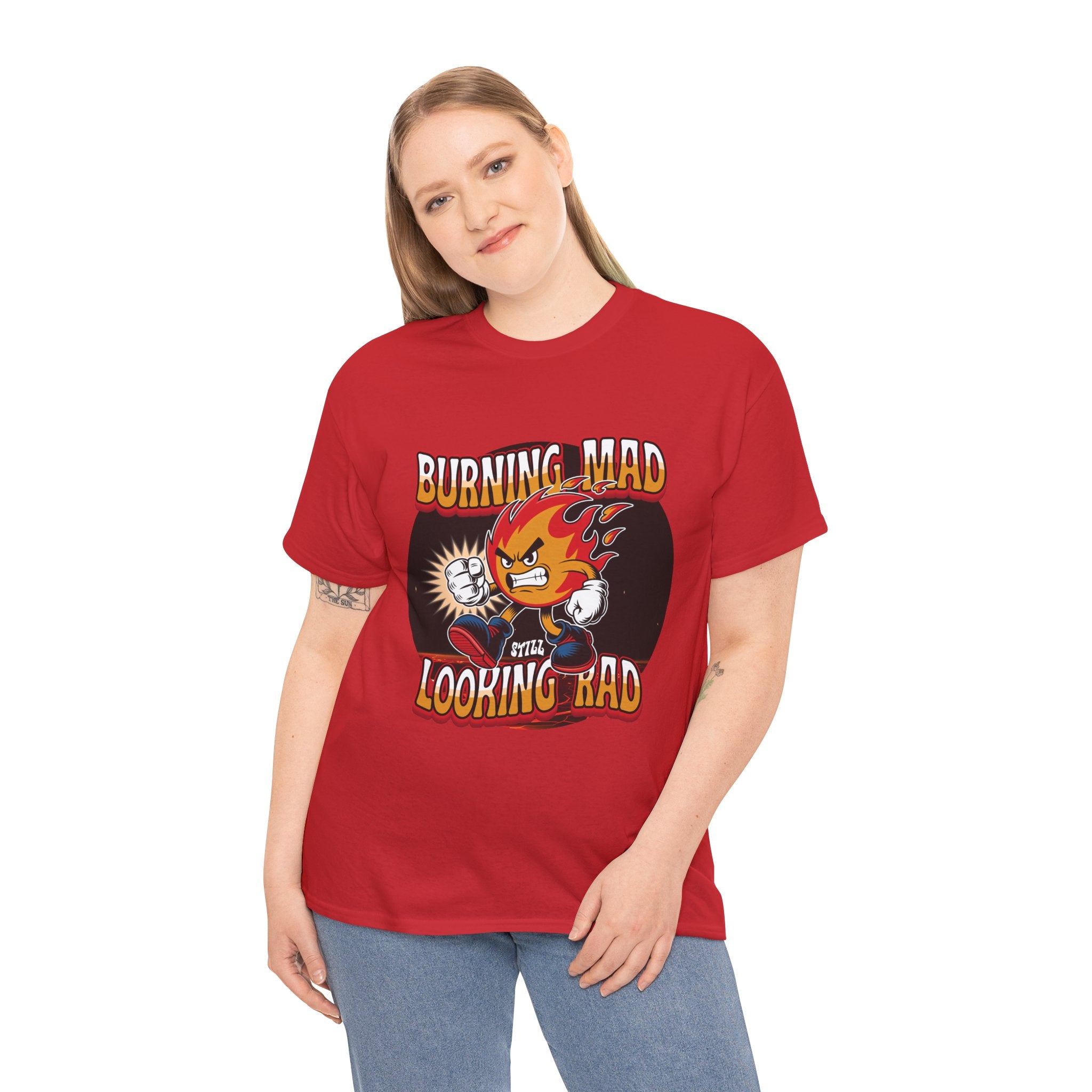 Burning Mad Looking Rad Unisex Tee