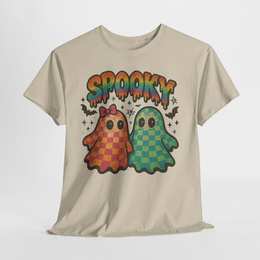 Spooky Pastel Ghosts Unisex Cotton Tee