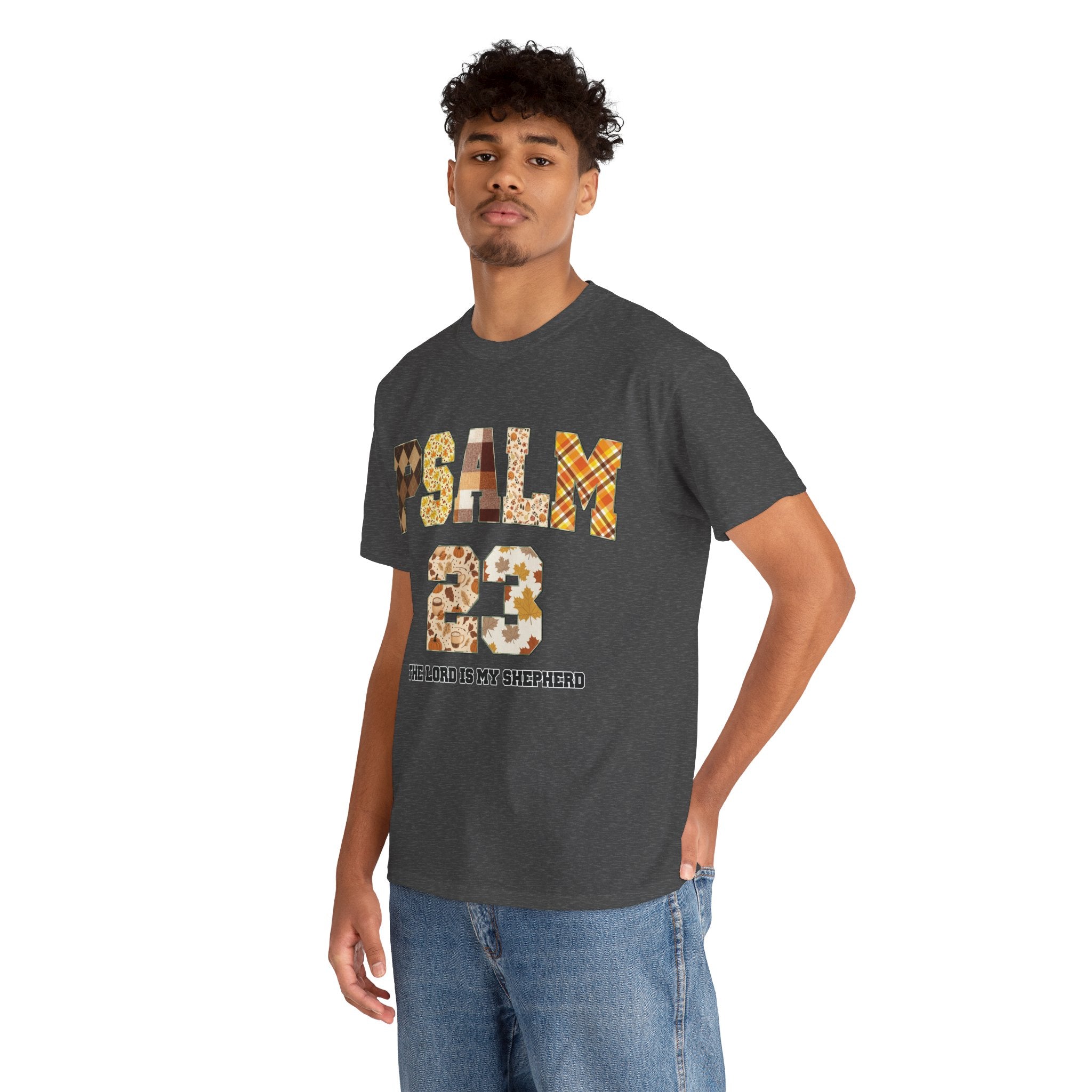 Psalm 23 Patchwork Unisex Cotton Tee