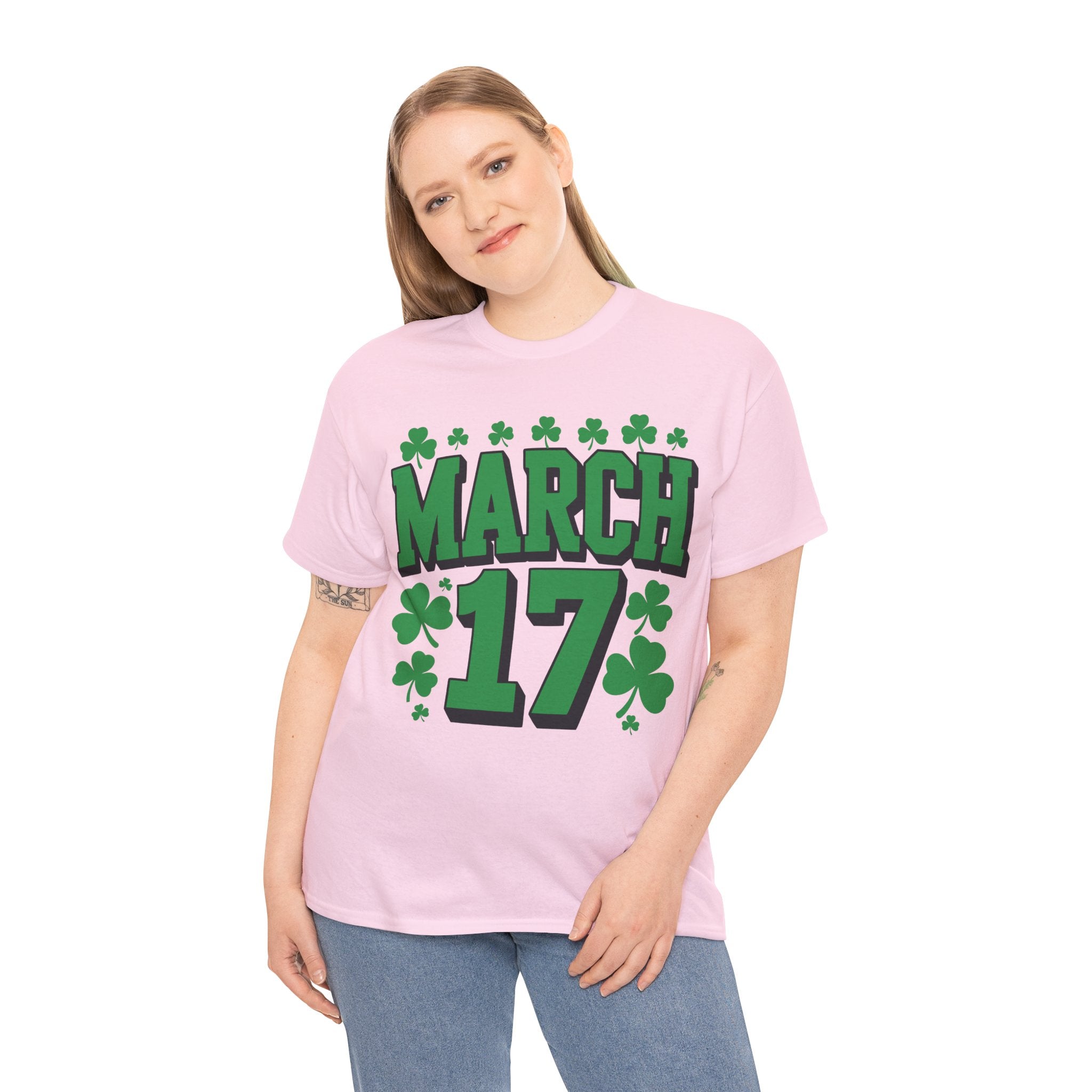 St. Patrick’s Day March 17 Shamrock Unisex Cotton T‑Shirt