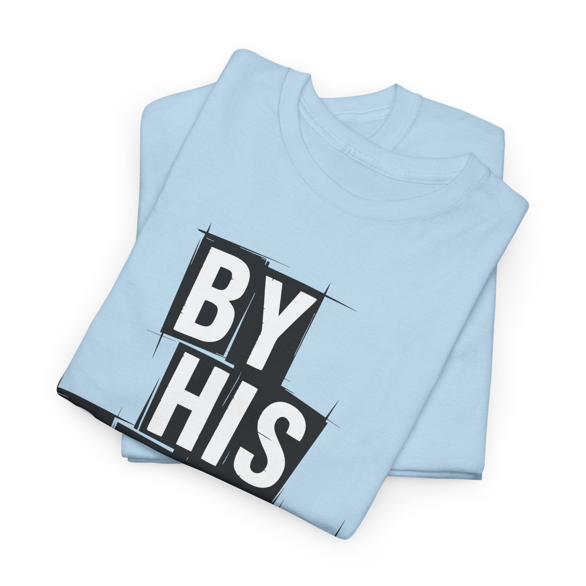 By His Grace tee — Minimalist Faith Christian Unisex Cotton T-Shirt