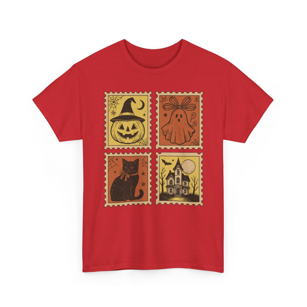 Halloween Stamp Collection Unisex Cotton Tee