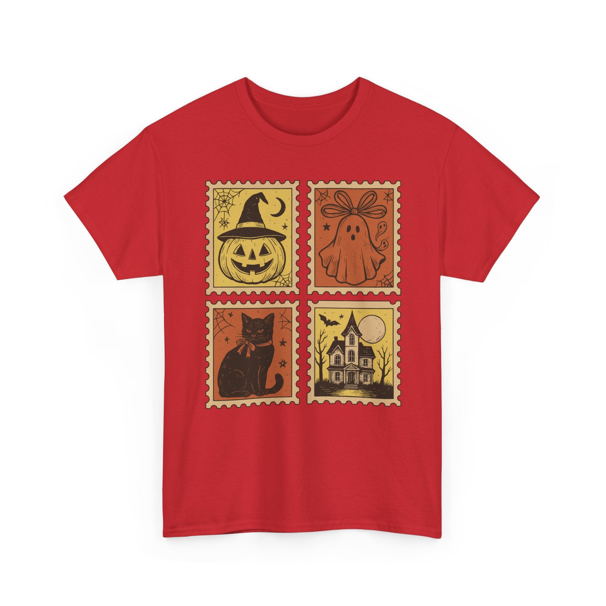Halloween Stamp Collection Unisex Cotton Tee