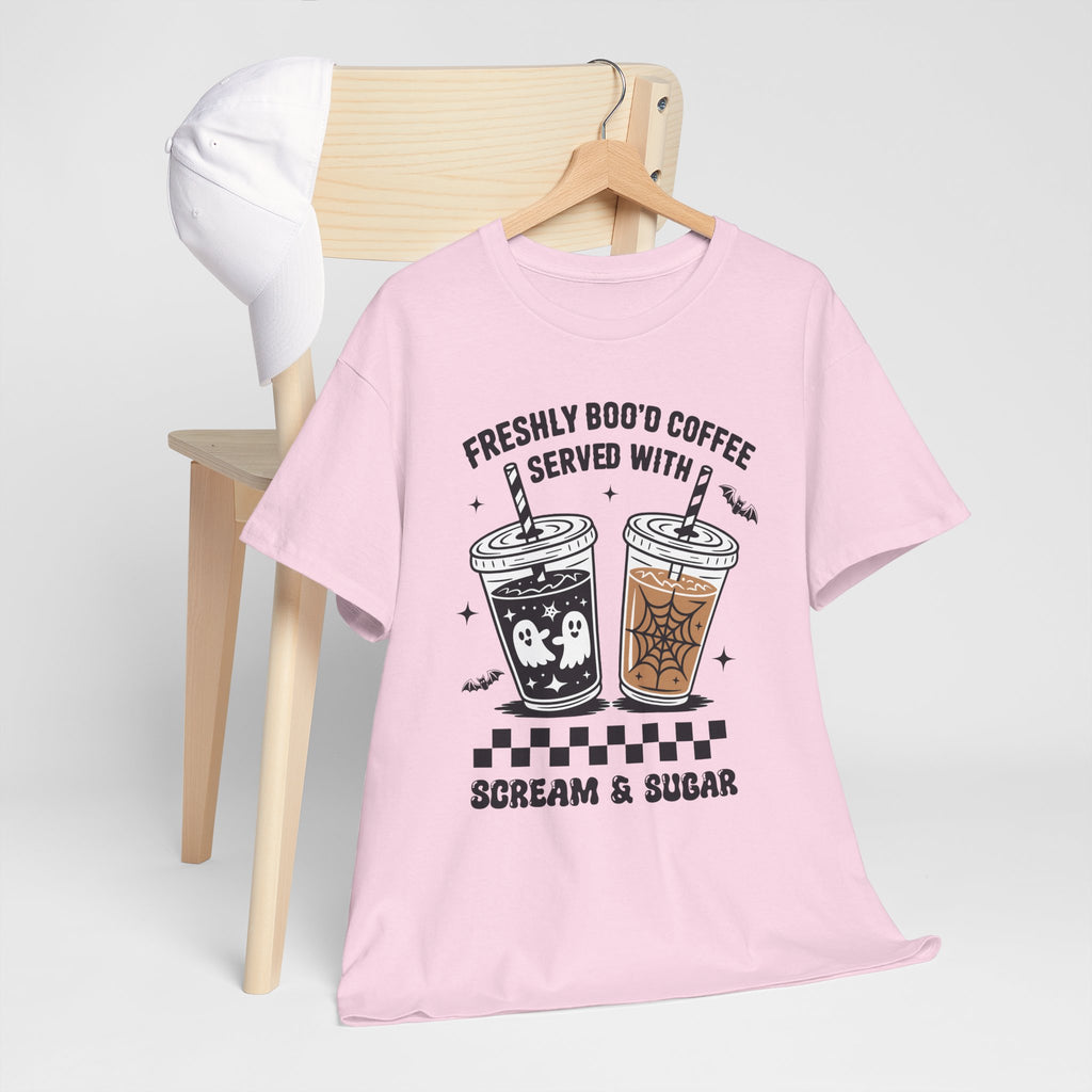 Halloween Iced Coffee Unisex Cotton Tee