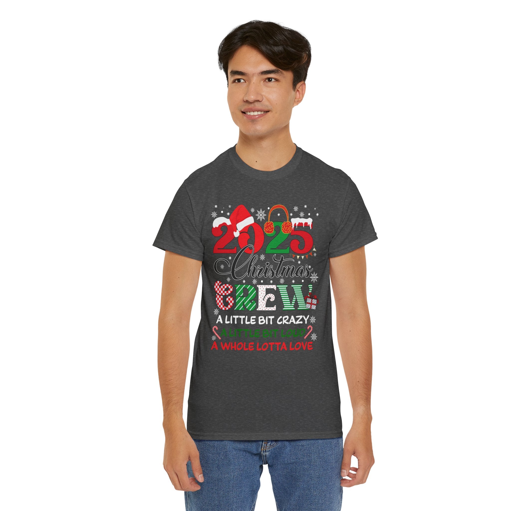 Christmas Crew 2025 Unisex Cotton Tee